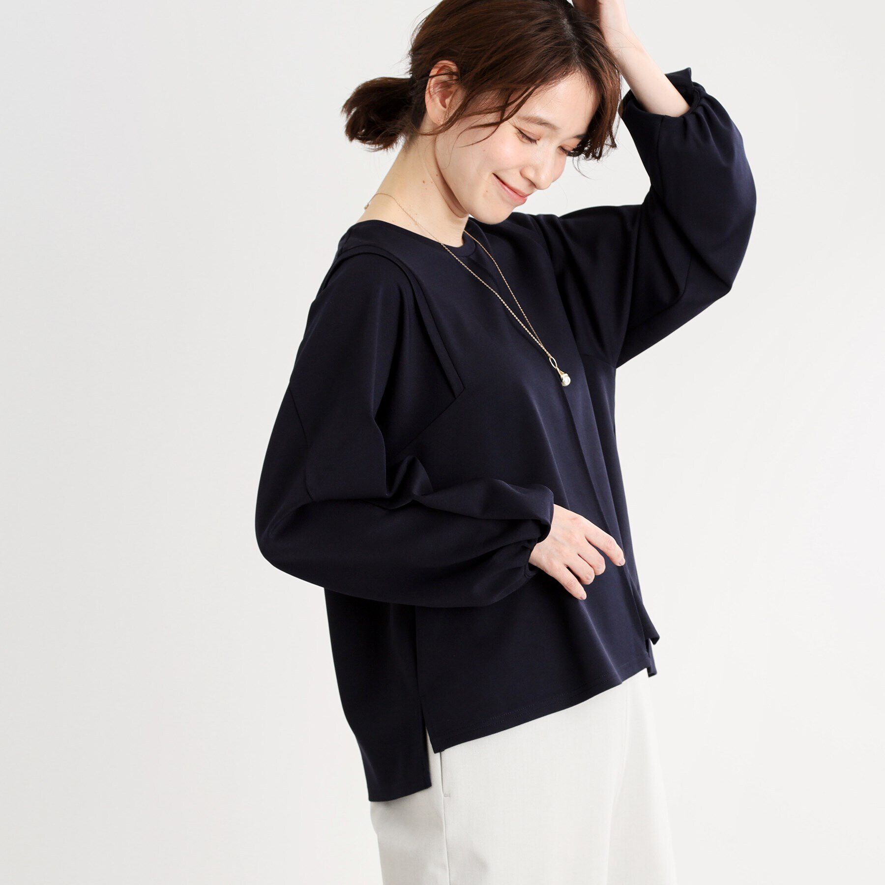 Reflect「【E‐QUALITY／洗える】ジャージプルオーバー」|Tシャツ・カットソー|