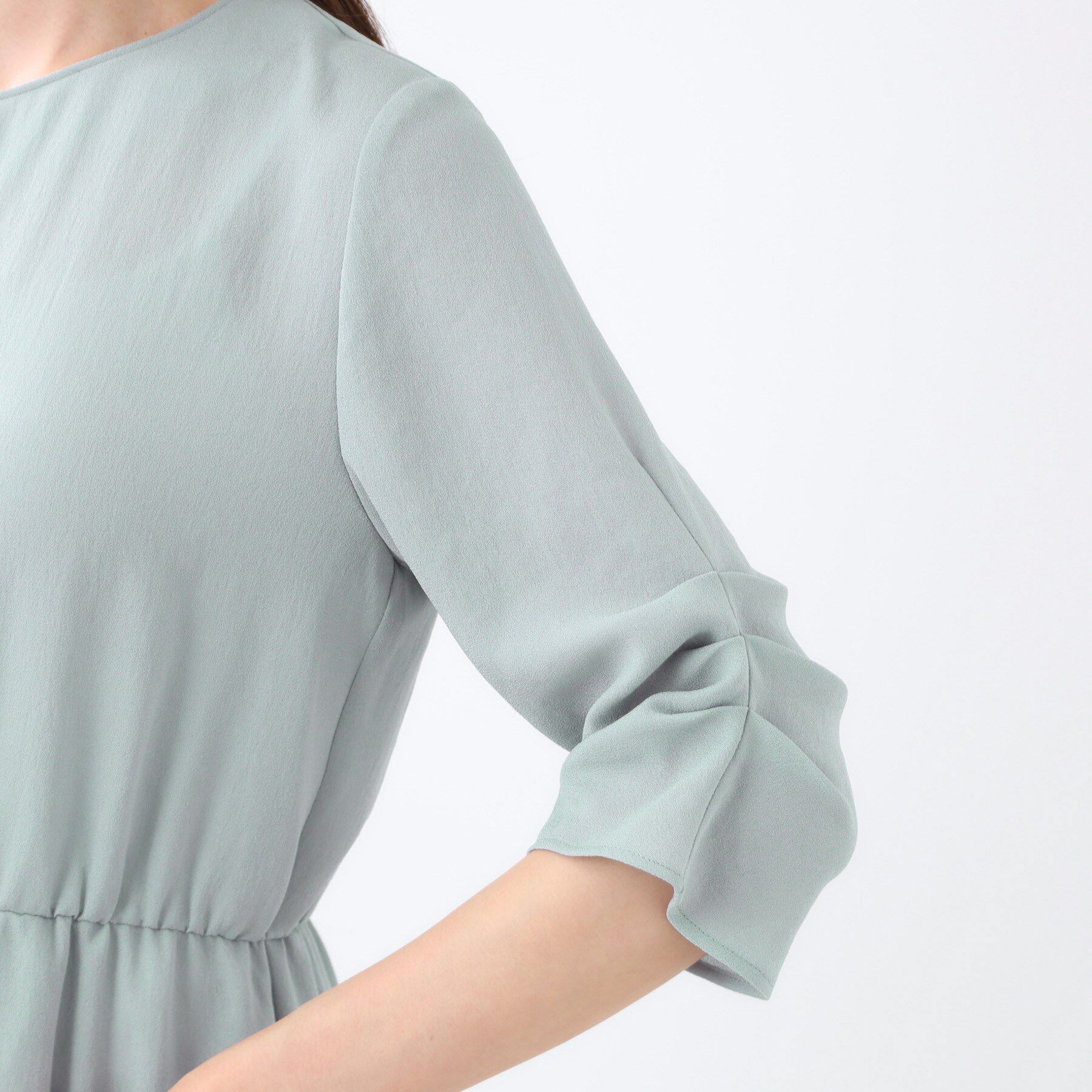 Reflect「【吸水速乾／防しわ】シルキープリーツワンピース」|ワンピース|