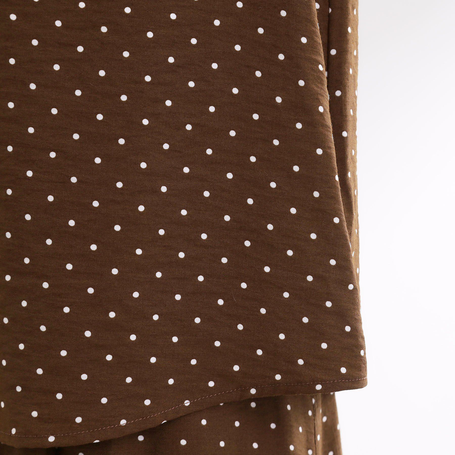 Reflect「【セットアップ可】ドット柄ワッシャーブラウス」|シャツ・ブラウス|