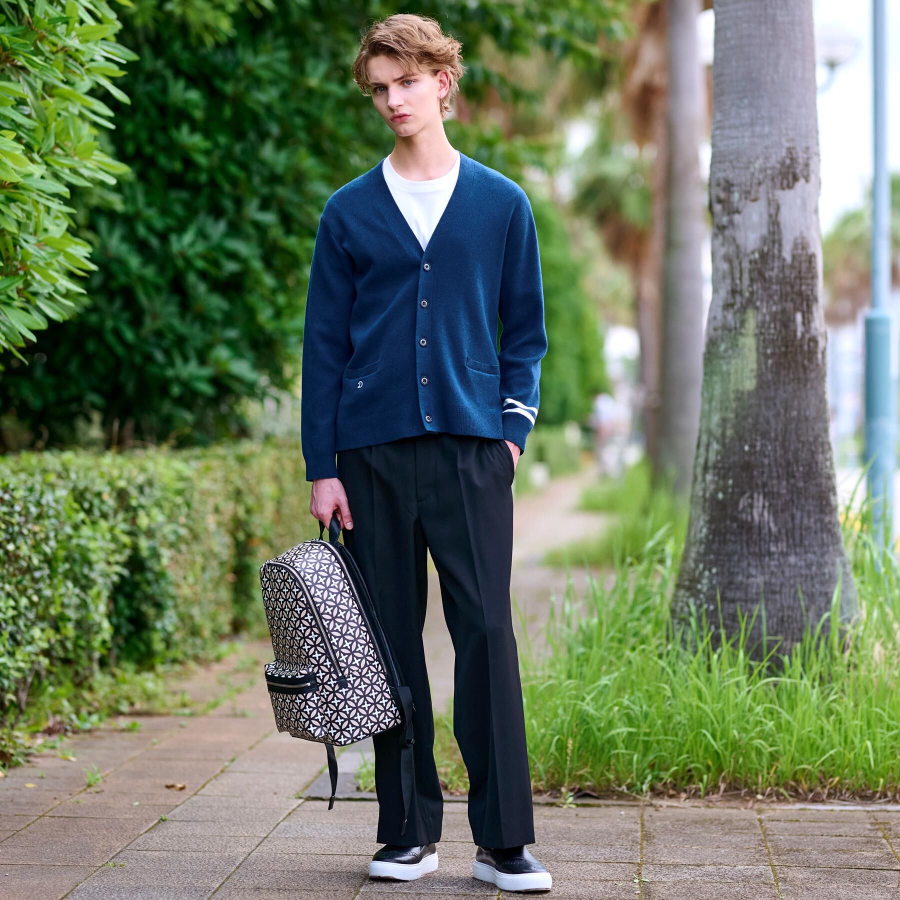 DRESSTERIOR「ウォッシャブル コットンカシミヤスムースカーディガン」|カーディガン|