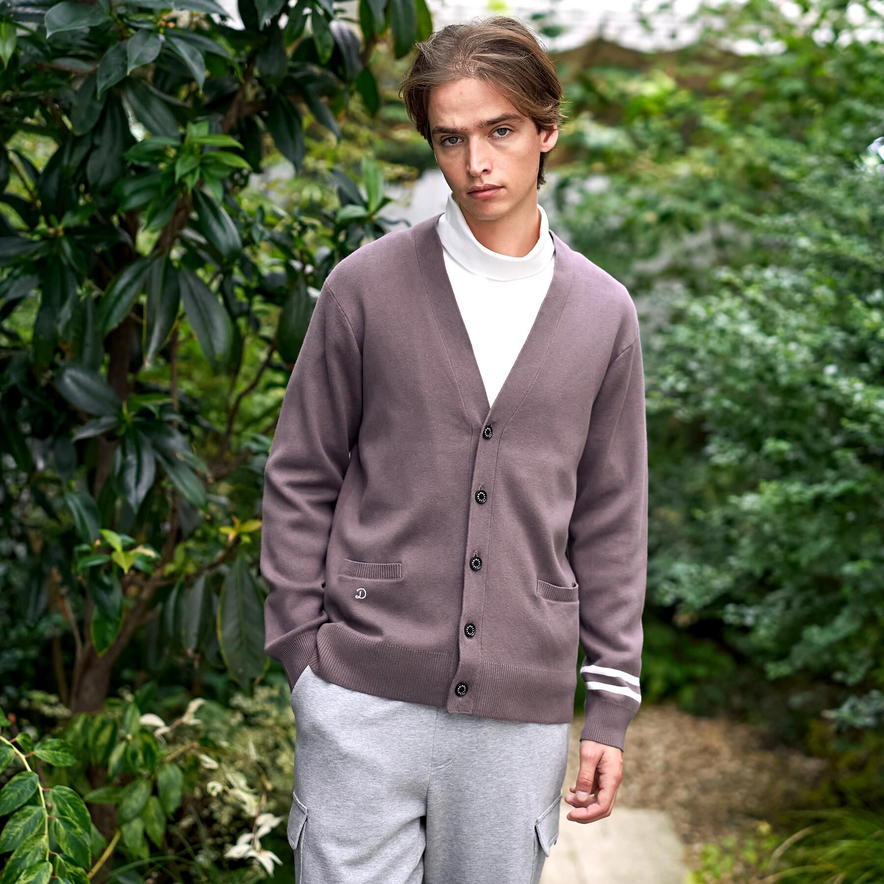 DRESSTERIOR「ウォッシャブル コットンカシミヤスムースカーディガン」|カーディガン|