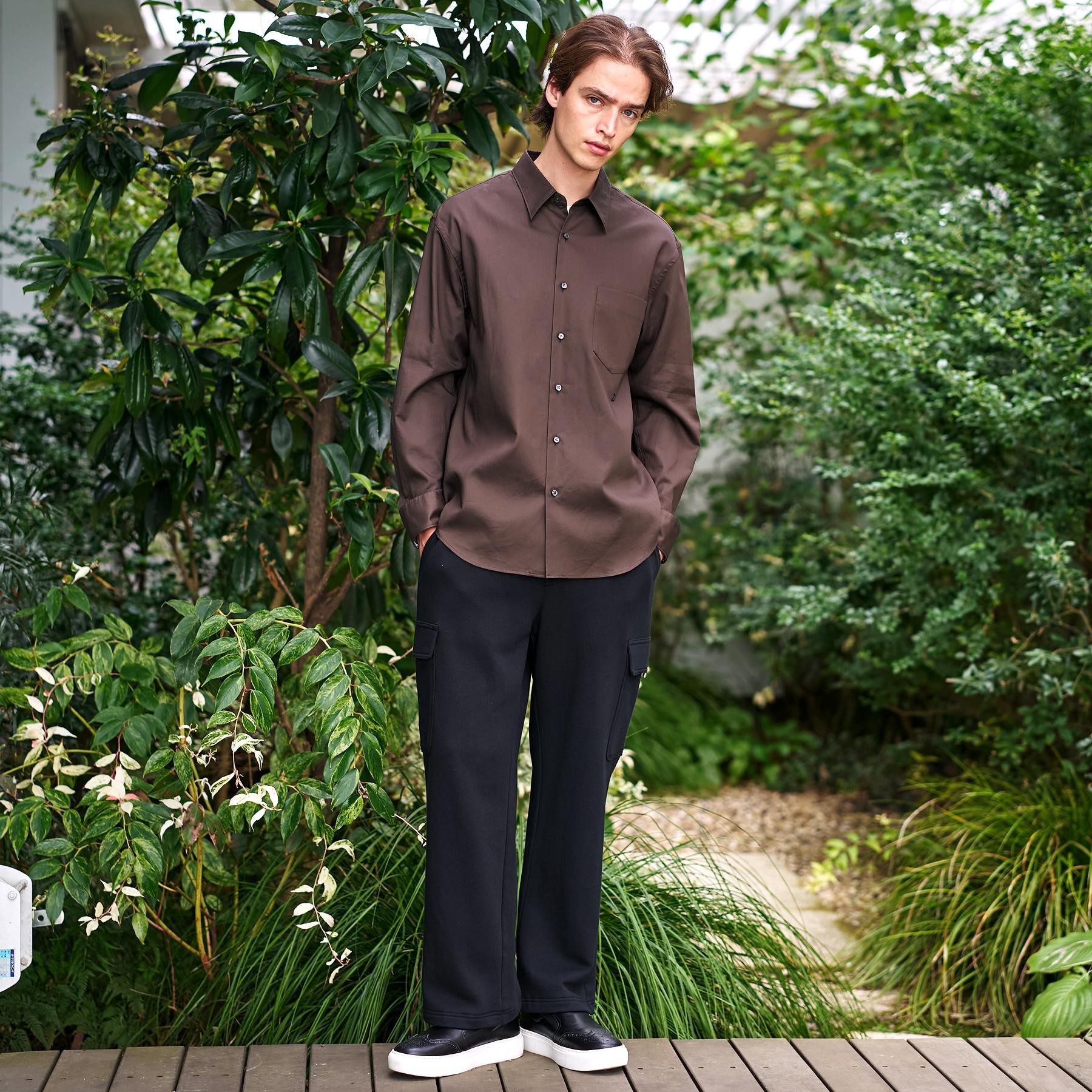 DRESSTERIOR「200双糸 ブロード レギュラーシャツ」|シャツ・ブラウス|