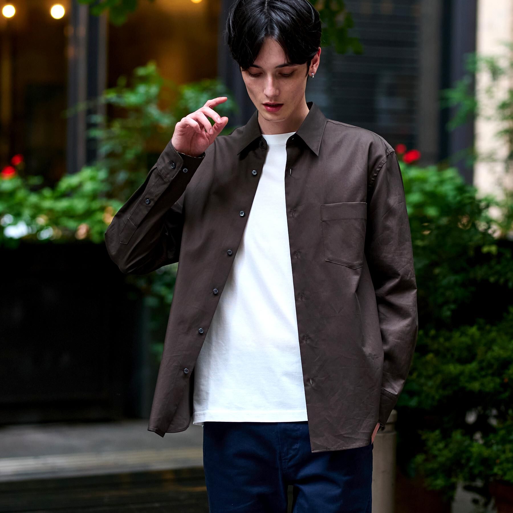 DRESSTERIOR「200双糸 ブロード レギュラーシャツ」|シャツ・ブラウス|