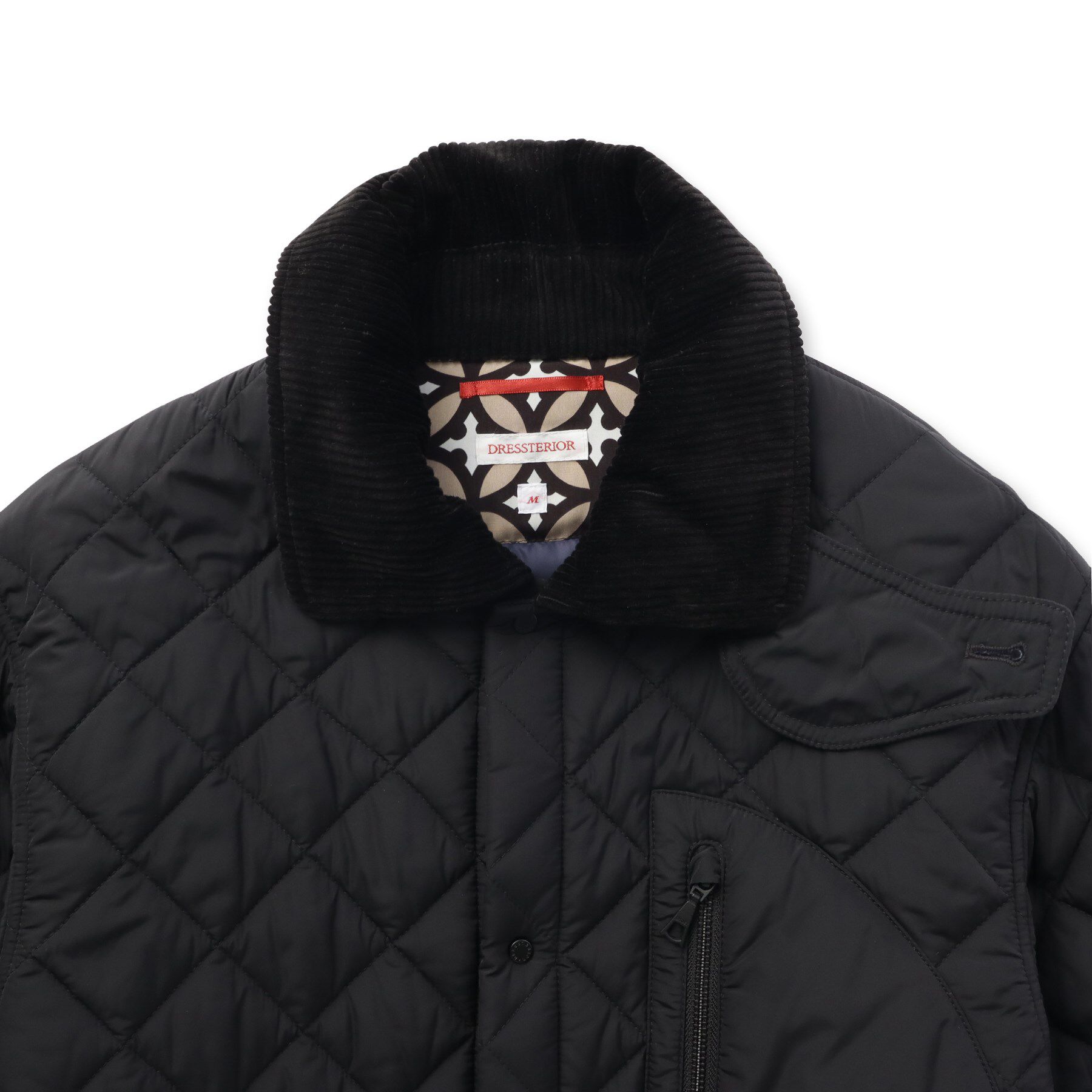 DRESSTERIOR「キルティング ハンティングジャケット」|ブルゾン・スタジャン|