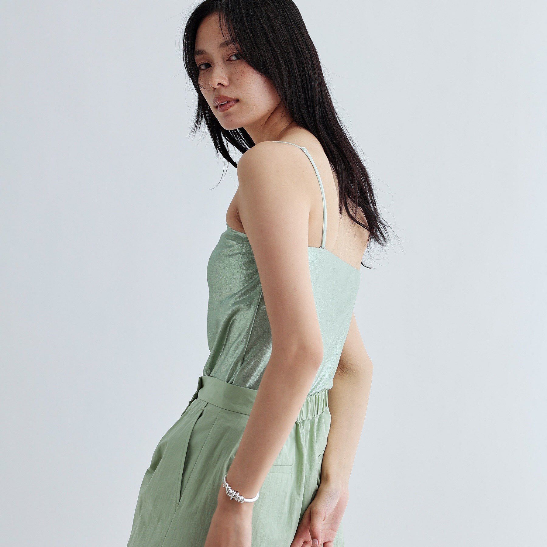 GALLEST「シャイニーベアトップ（カップ付き）」|チューブトップ|