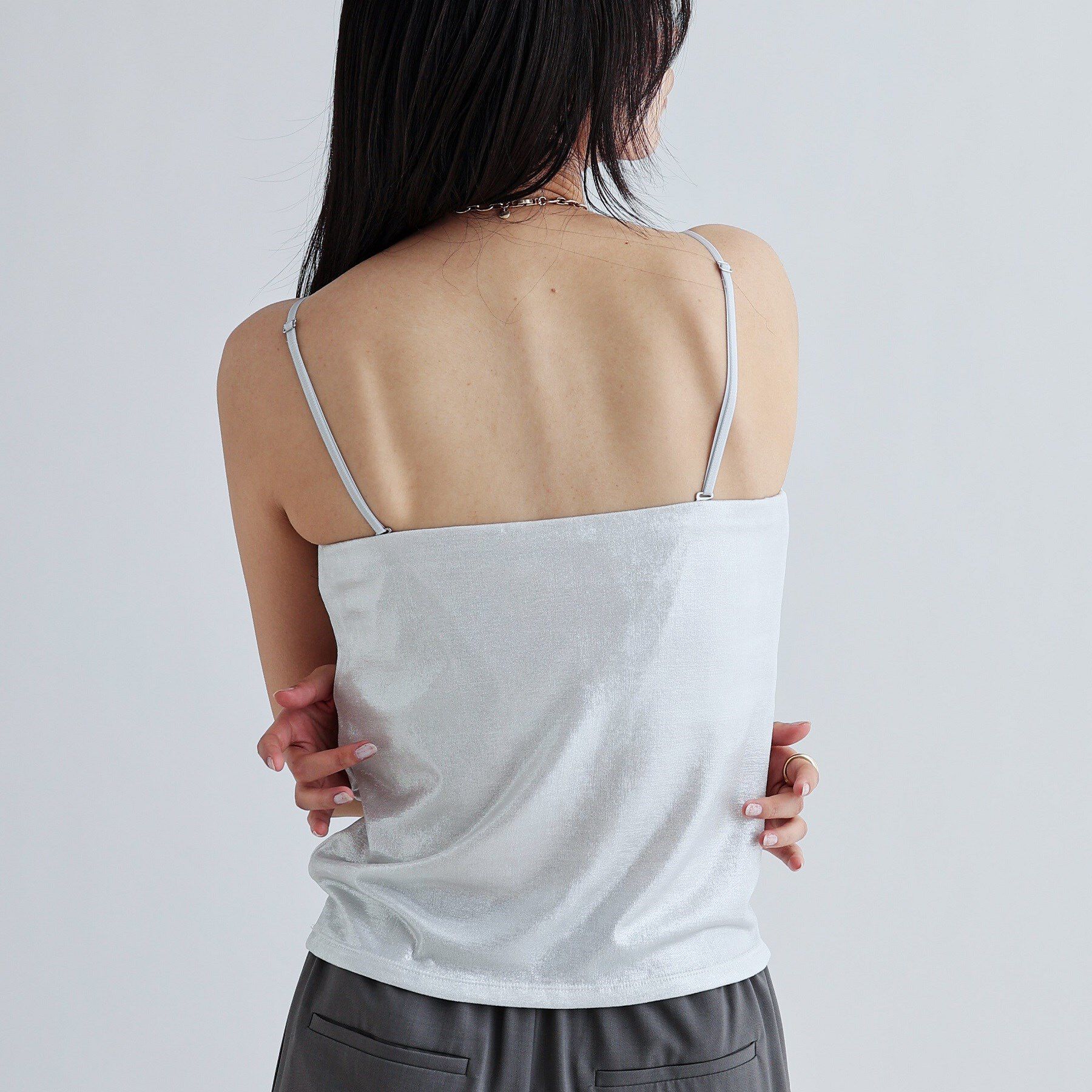 GALLEST「シャイニーベアトップ（カップ付き）」|チューブトップ|