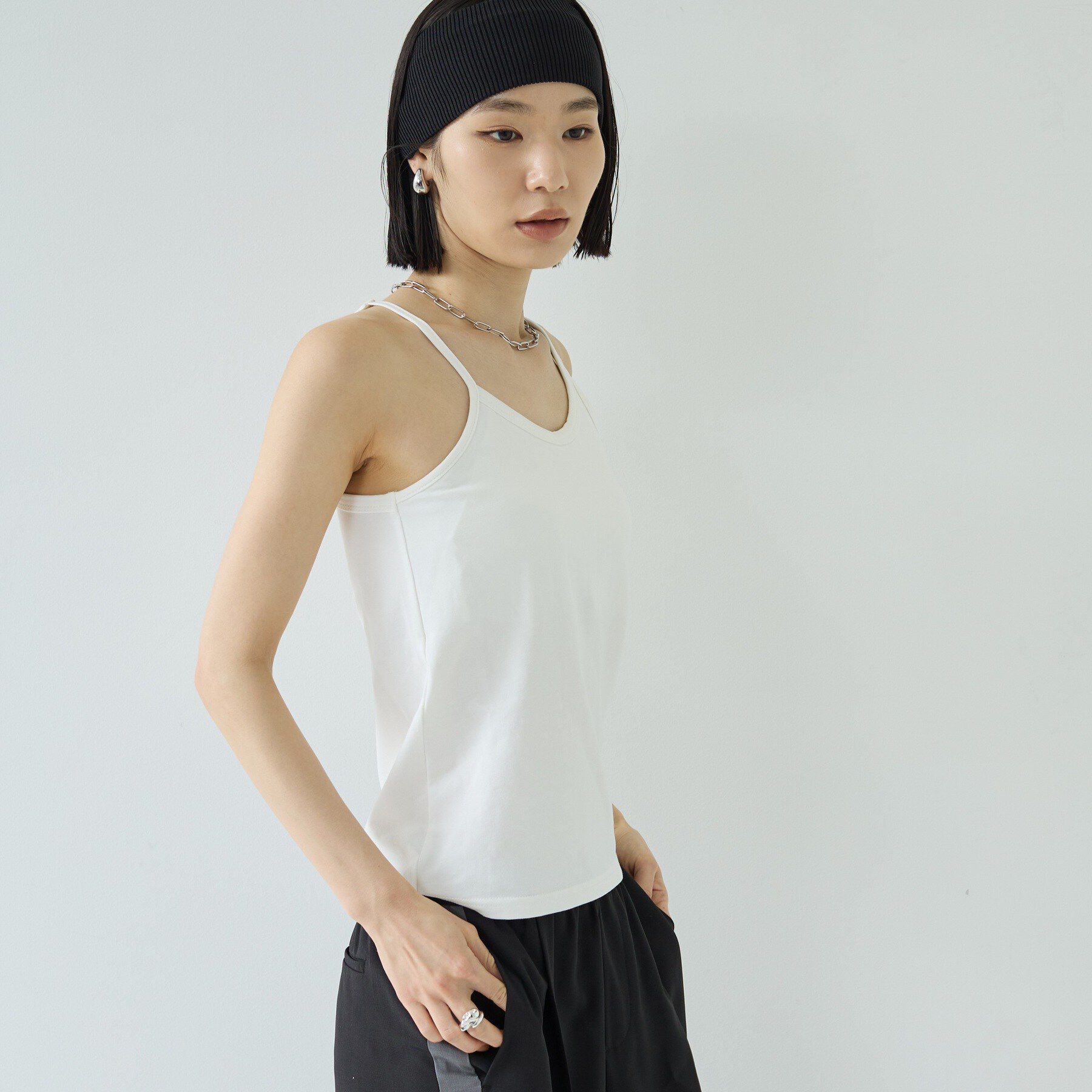 GALLEST「アシンメトリーアメスリタンク」|キャミソール|