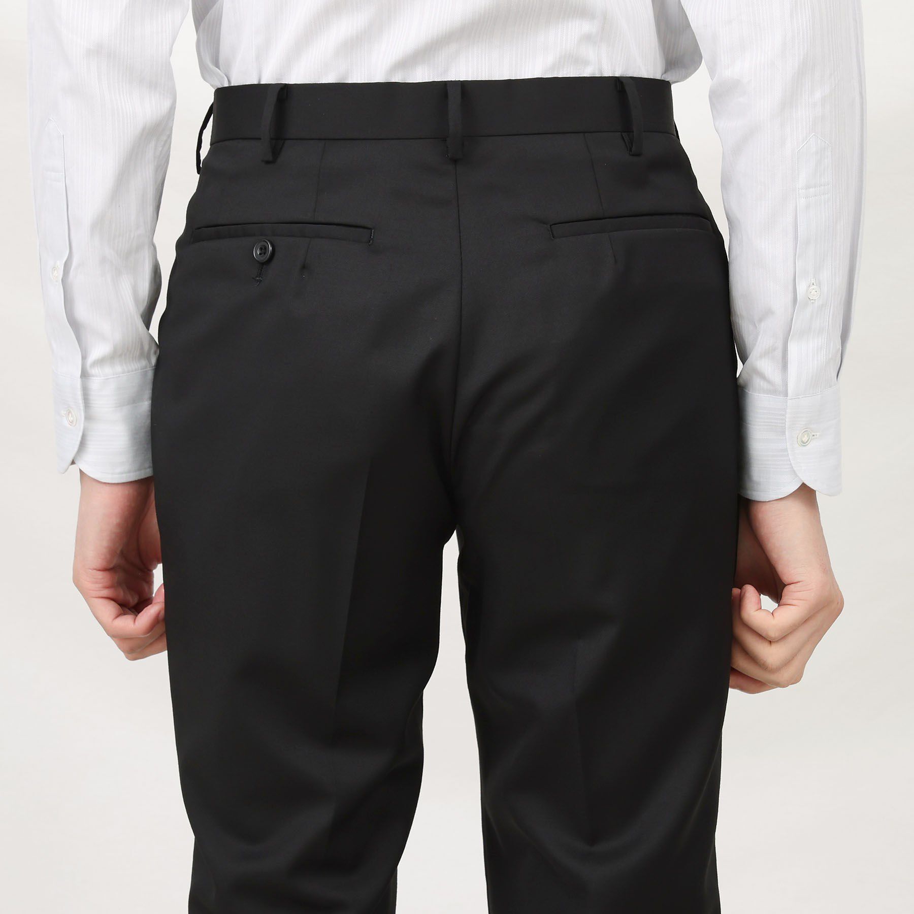 TAKEO KIKUCHI「【冠婚葬祭】無地 サージスーツ/3ピース対応可」|スーツ|