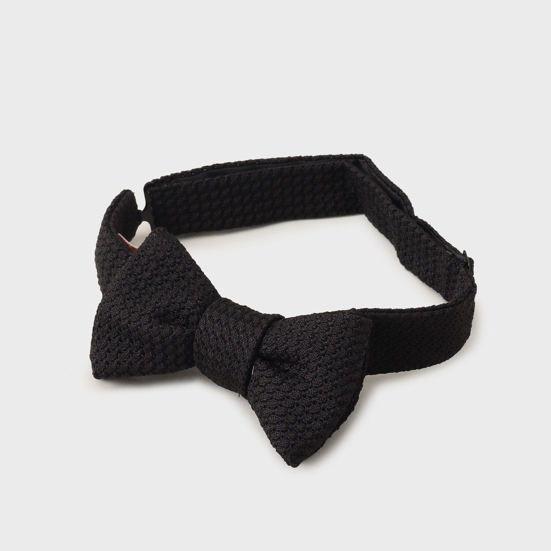 40CARATS&525「フレスコ織り蝶タイ」|ネクタイ・蝶ネクタイ|ブラック(019)