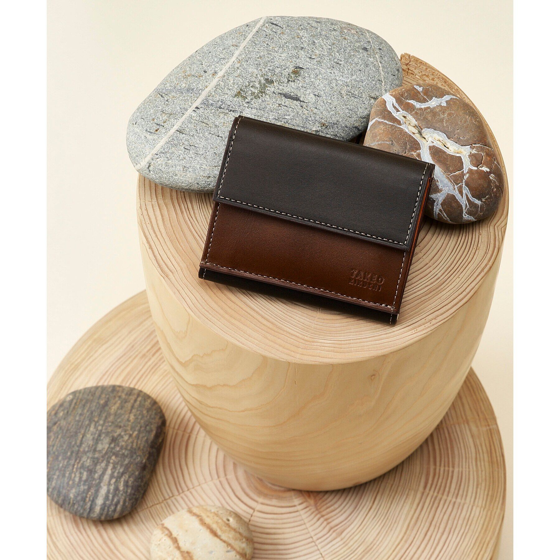 TAKEO KIKUCHI「アンティーク調レザー 3つ折り ミニウォレット」|財布|