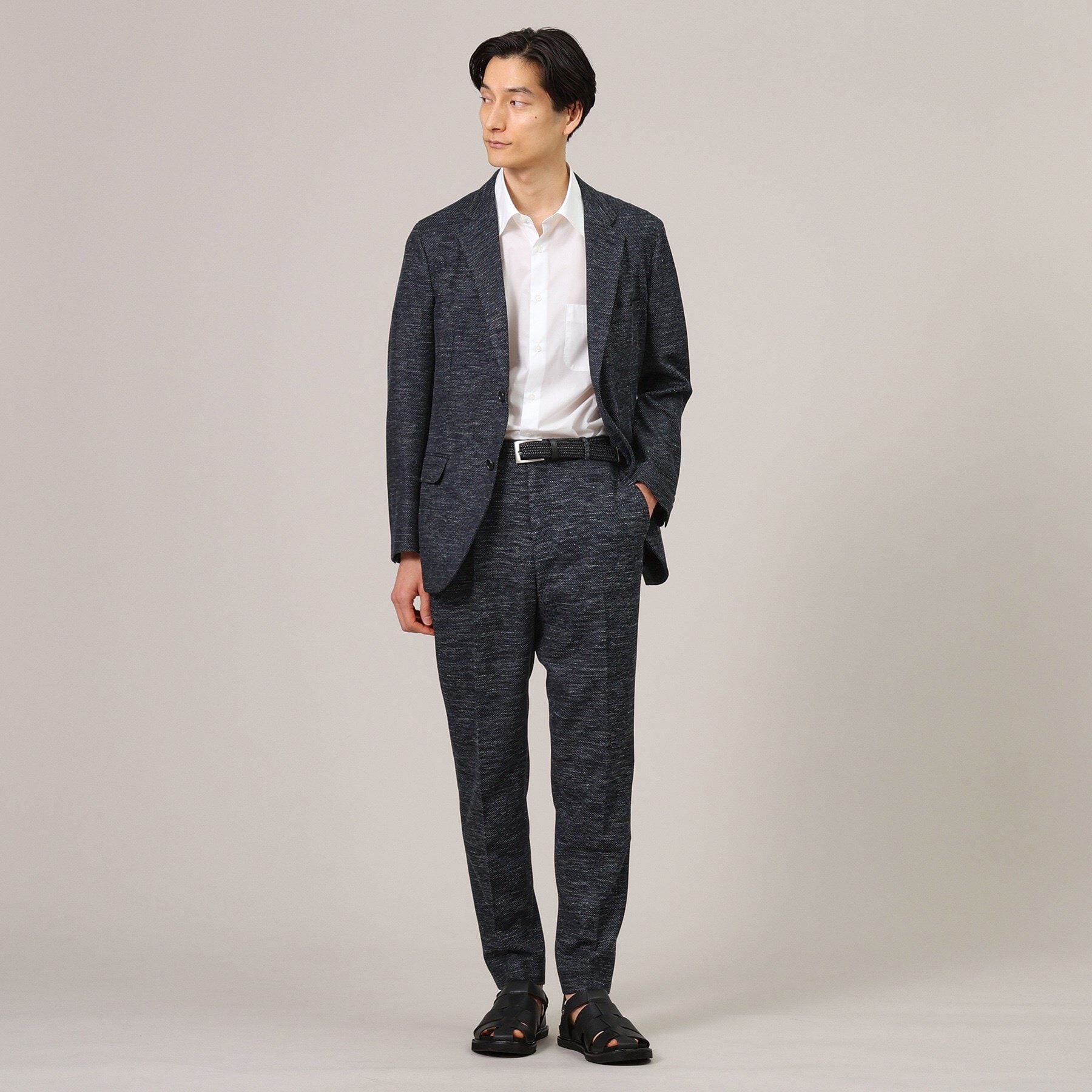 TAKEO KIKUCHI「【尾州織】リネンブレンド メッシュパンツ」|その他|