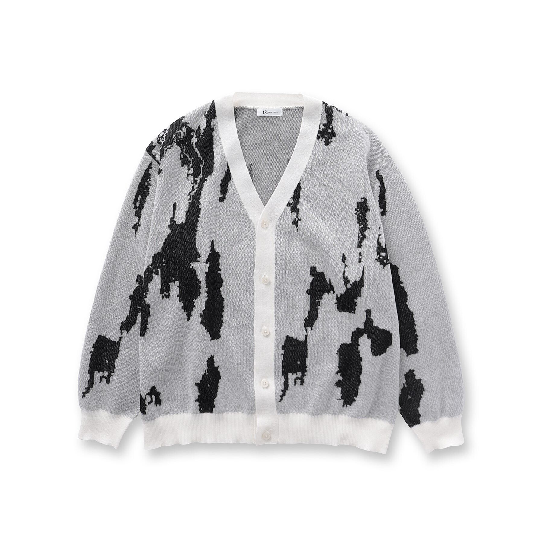 tk.TAKEO KIKUCHI「アブストラクトシアーカーディガン」|カーディガン|