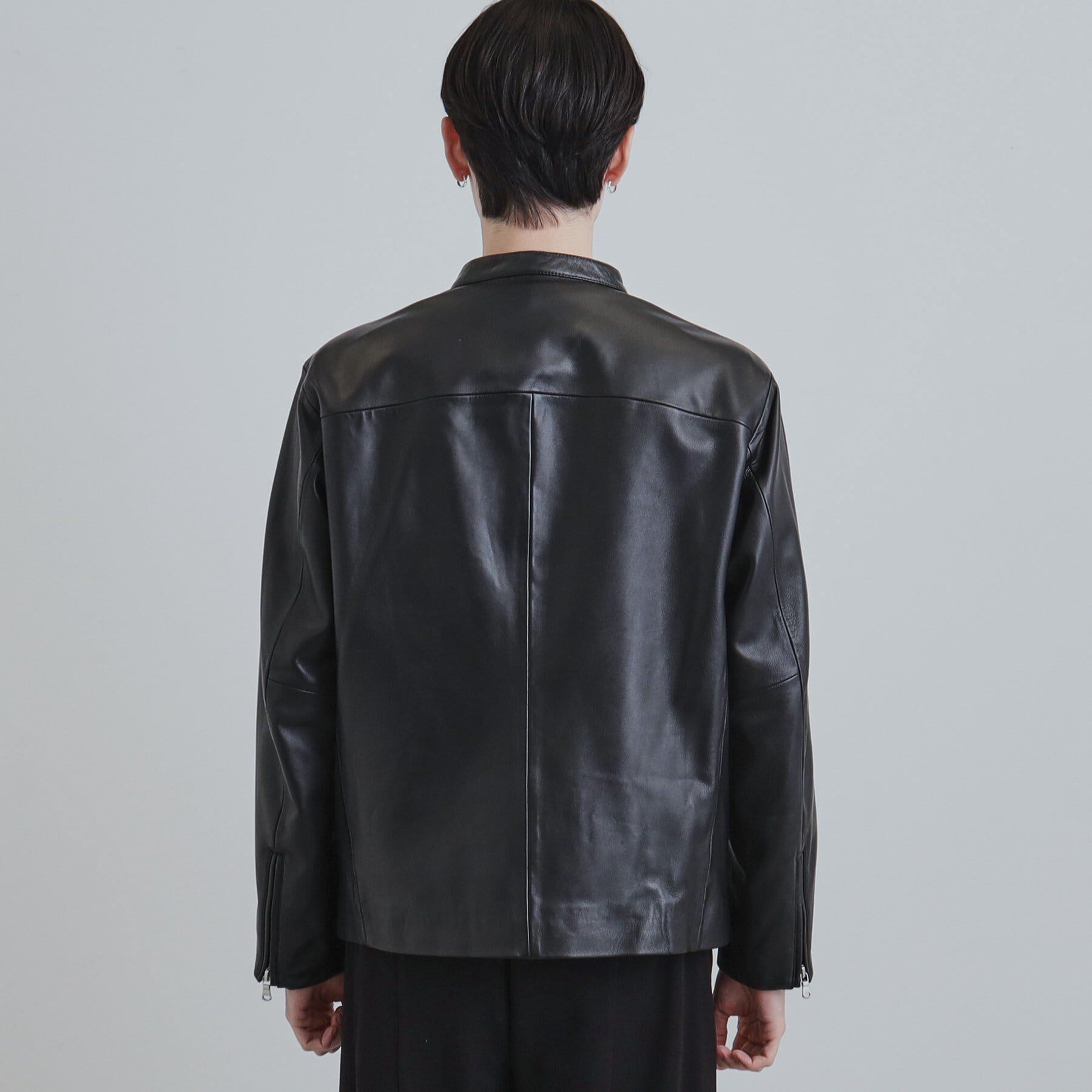 tk.TAKEO KIKUCHI「【本革】ラムレザーシングルライダース」|ライダースジャケット|