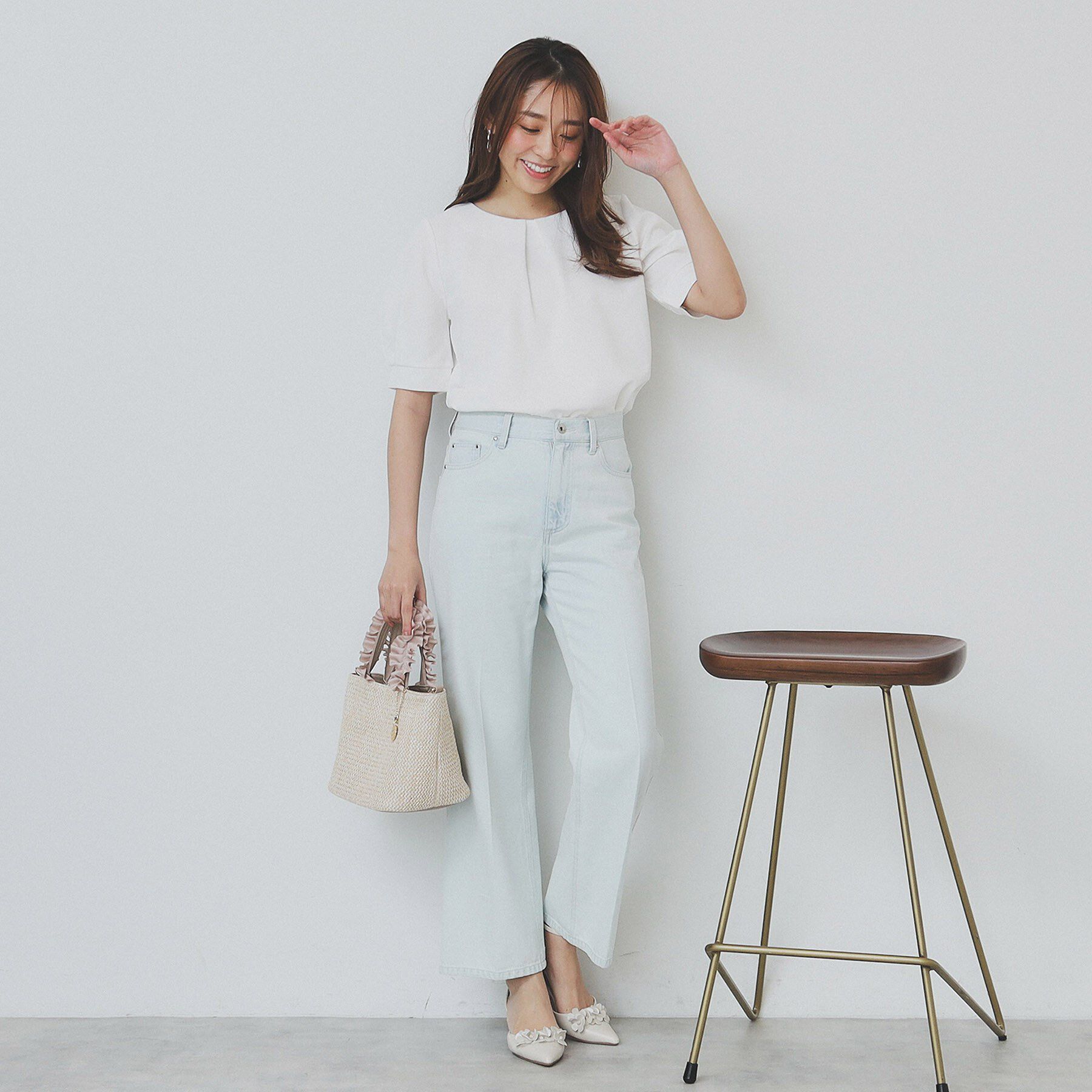 index「タックスリーブトップス【UV/接触冷感/洗濯機洗い可】」|シャツ・ブラウス|