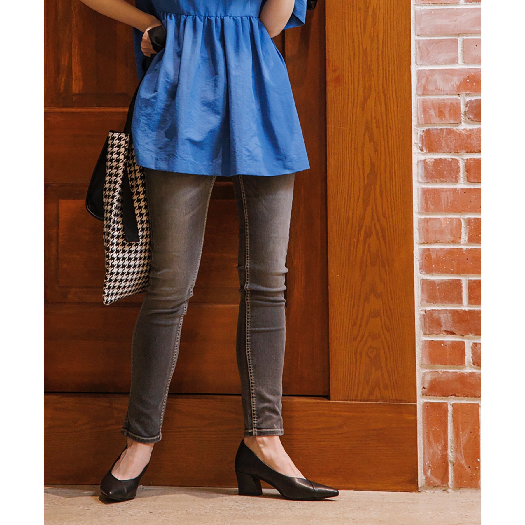 OPAQUE.CLIP「ストレッチスキニーパンツ」|その他|チャコールグレー(0