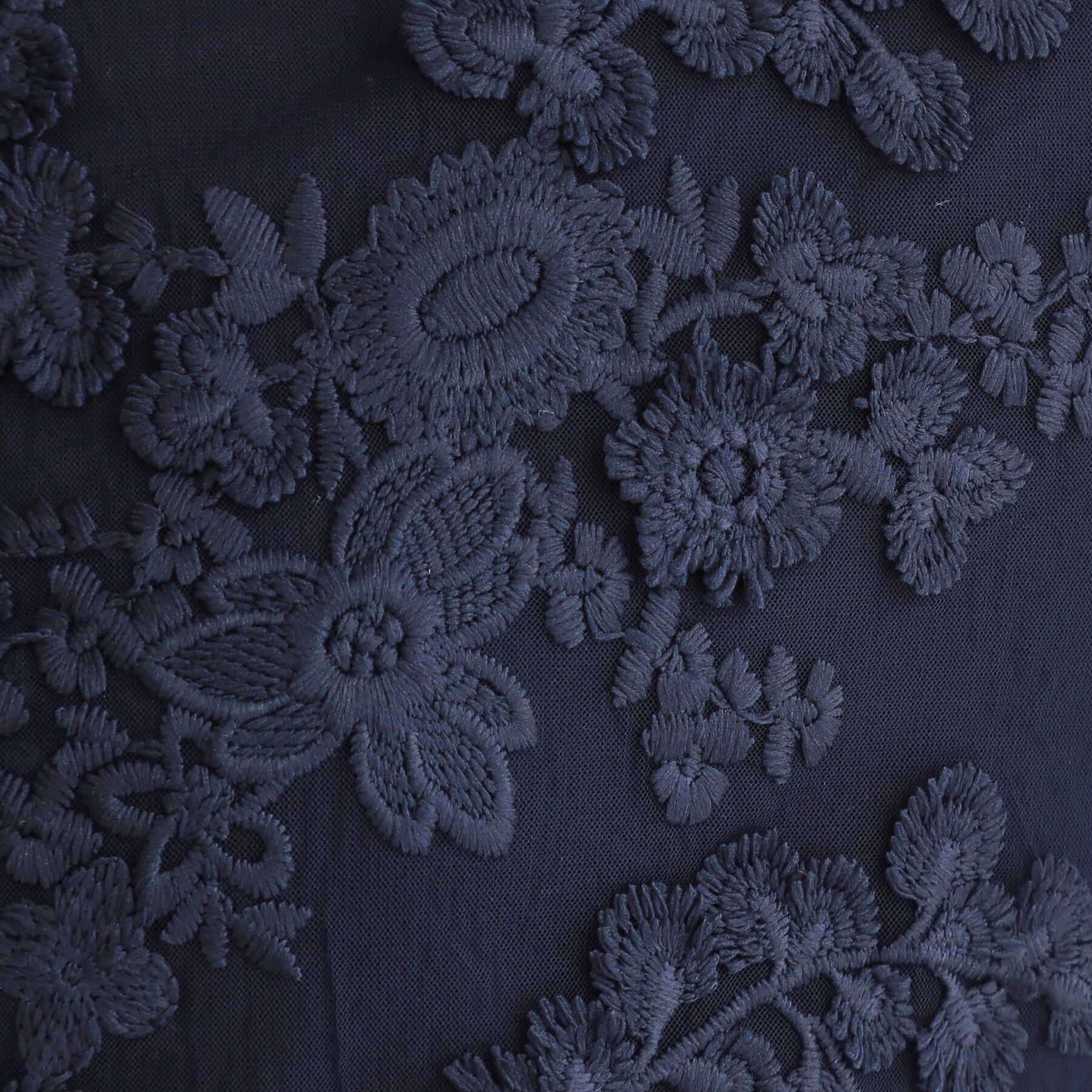 OPAQUE.CLIP「チュールレースニットカーディガン【洗える】」|カーディガン|