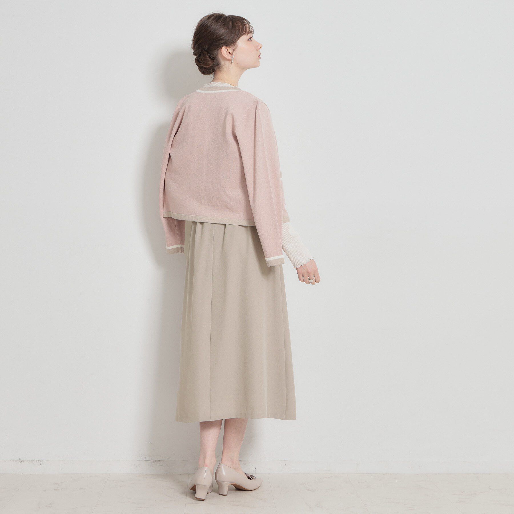 Couture broach「【洗える・通勤】サイドタック ナロースカート」|スカート|