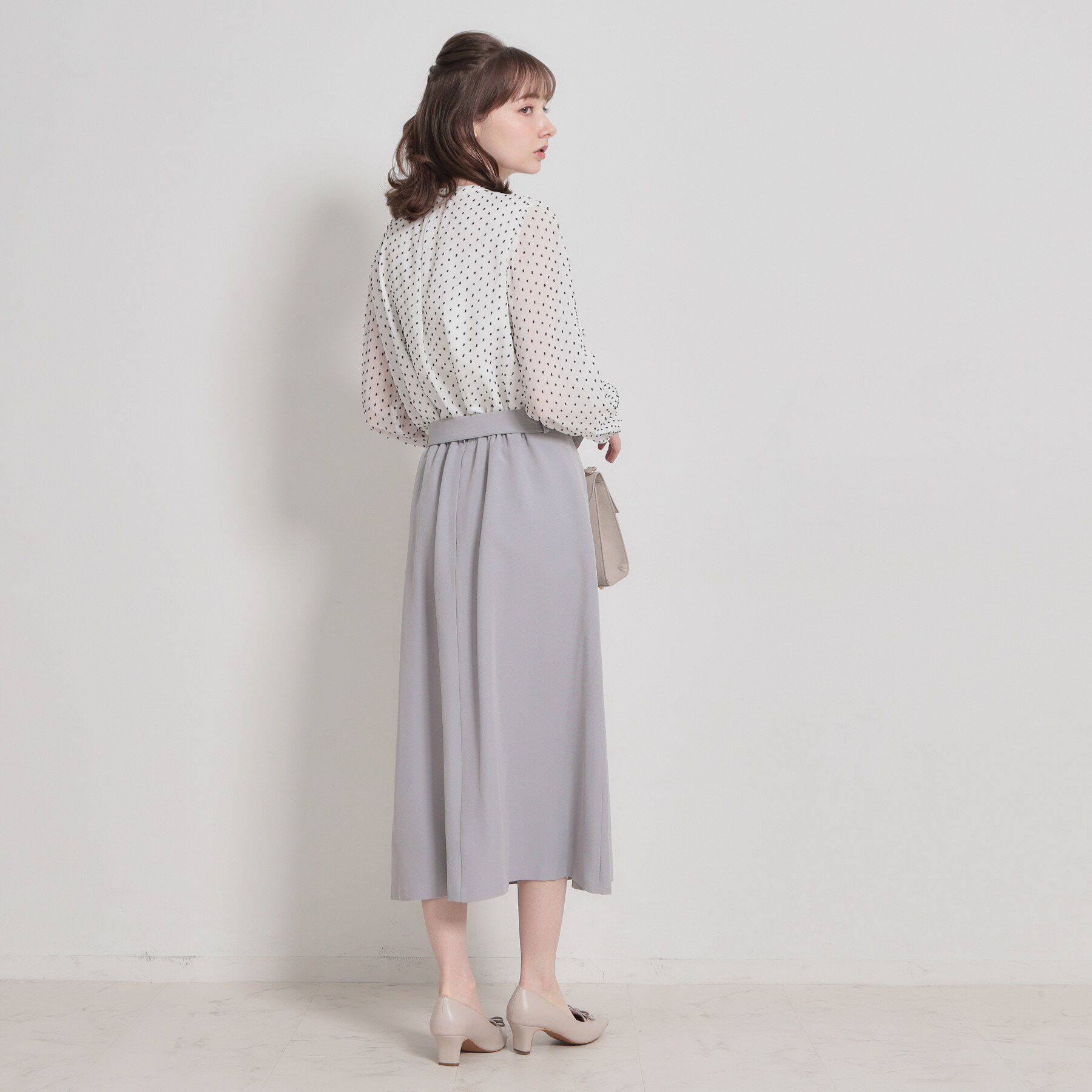 Couture broach「【洗える・通勤】サイドタック ナロースカート」|スカート|