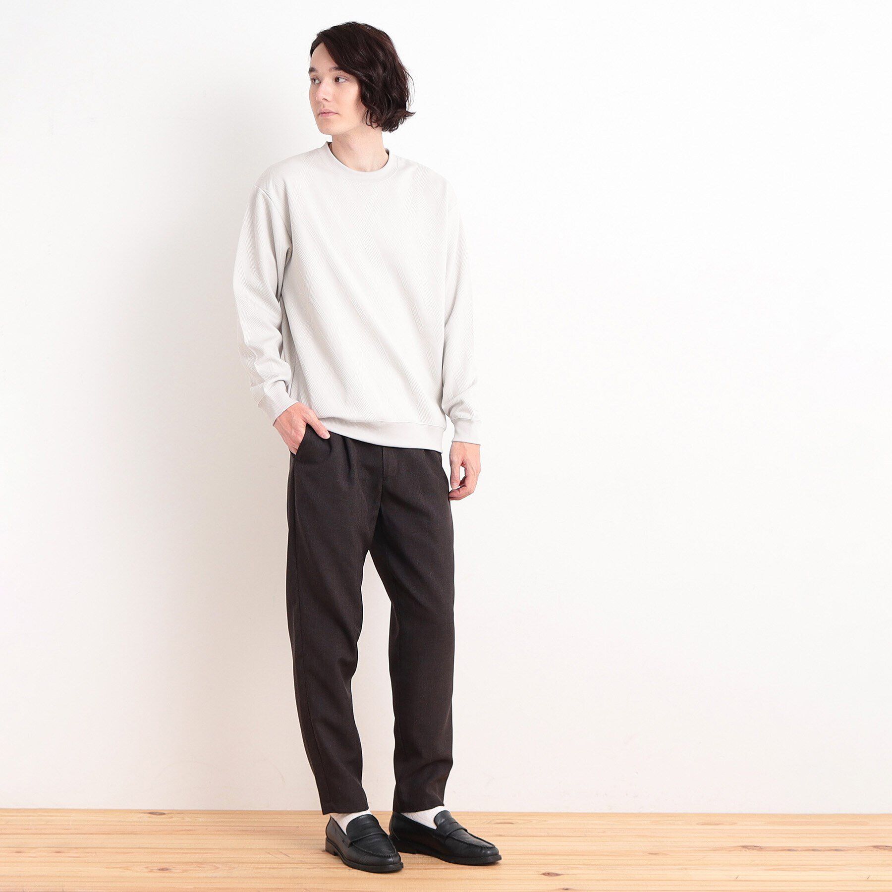 THE SHOP TK「リンクススウェットプルオーバー」|パーカー|