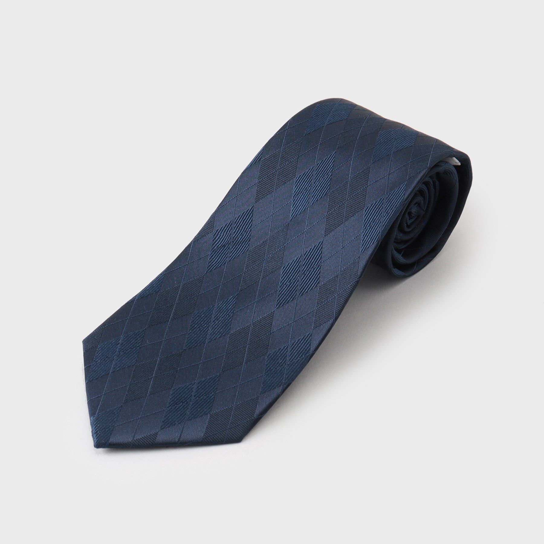 THE SHOP TK「シャドーパターンアソート柄ネクタイ アーガイル／千鳥」|ネクタイ・蝶ネクタイ|ネイビー(294)