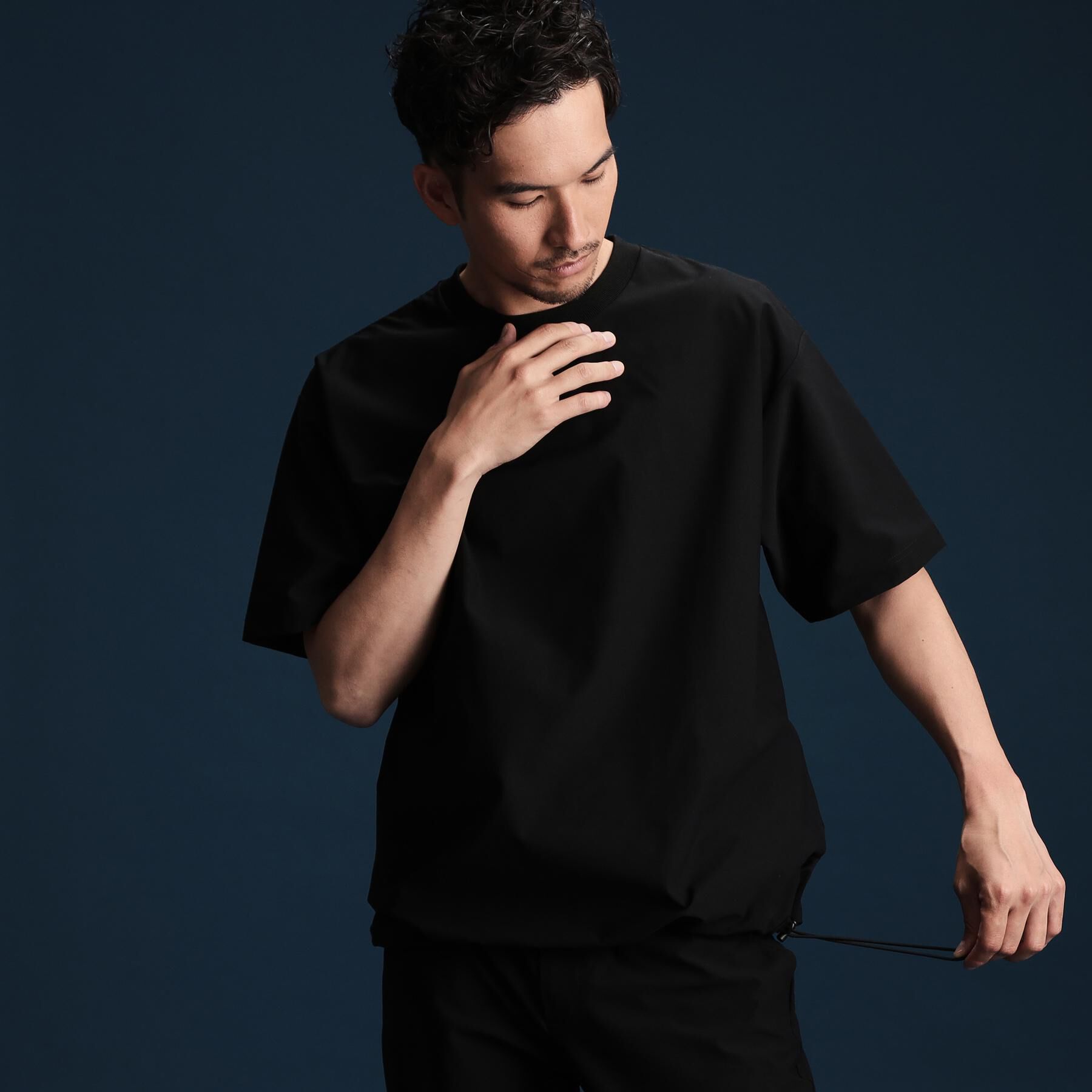 THE SHOP TK「パーフェクテックスピンドル半袖Tシャツ【セットアップ可/吸水速乾/UVカット/アンチピリング】」|Tシャツ・カットソー|