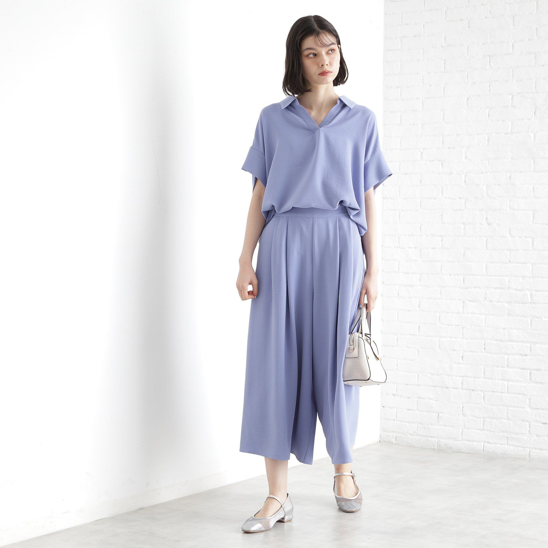 THE SHOP TK「フレアスカーチョ【防シワ／接触冷感／洗濯機OK/セットアップ可】」|その他|