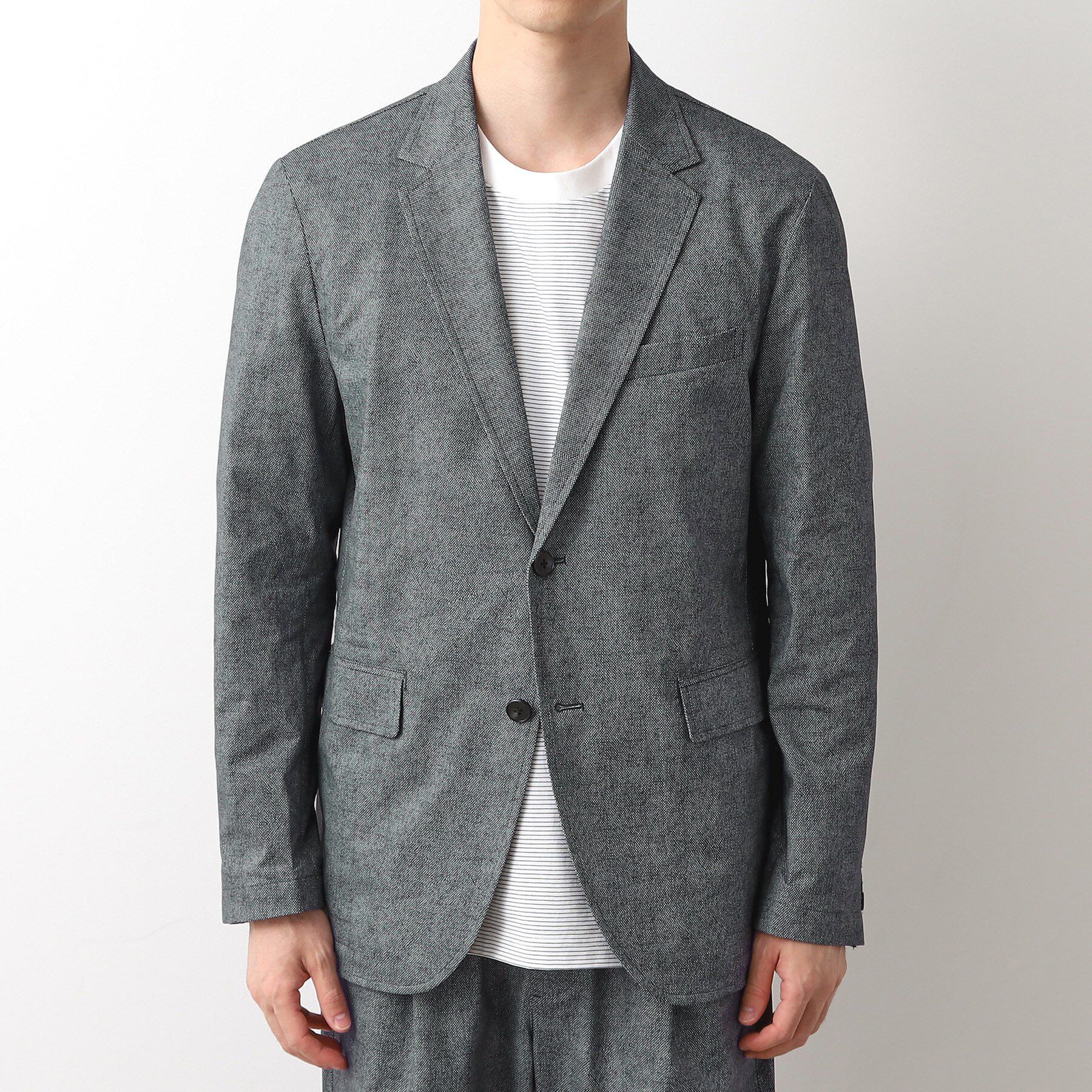 THE SHOP TK「スマートムーブメッシュバーズアイジャケット【軽量/洗濯機OK/セットアップ可】」|テーラードジャケット|