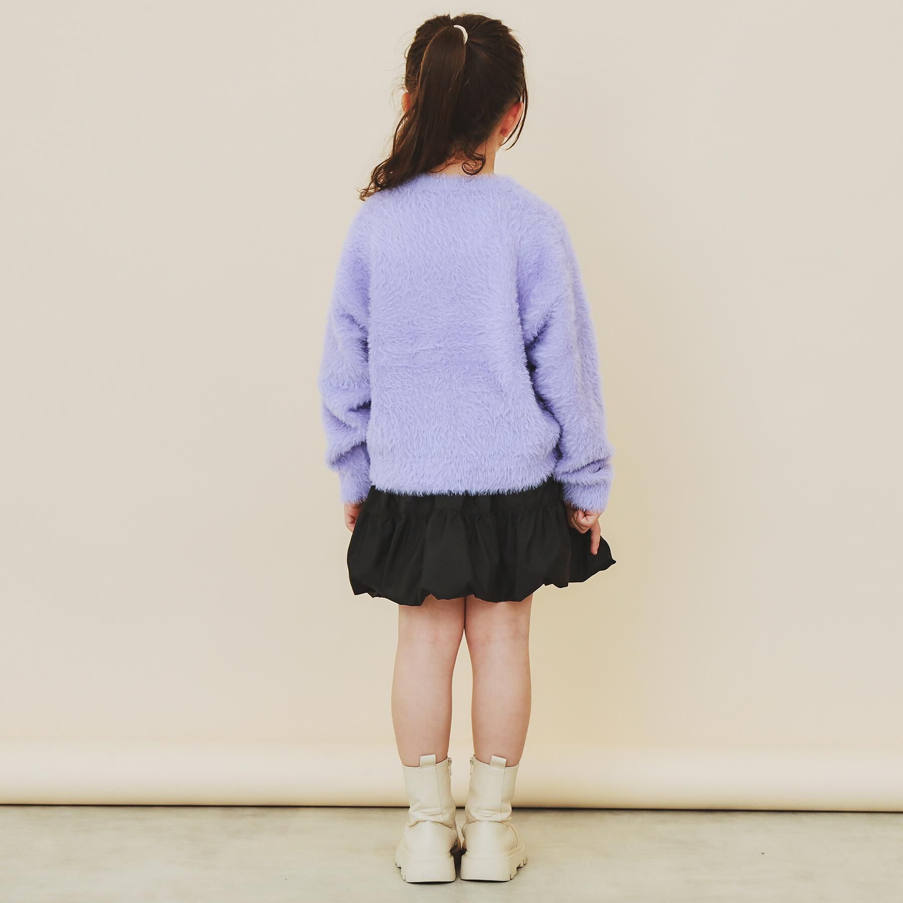 THE SHOP TK「【130・150】フェザークルーネックニット」|ニット・セーター|