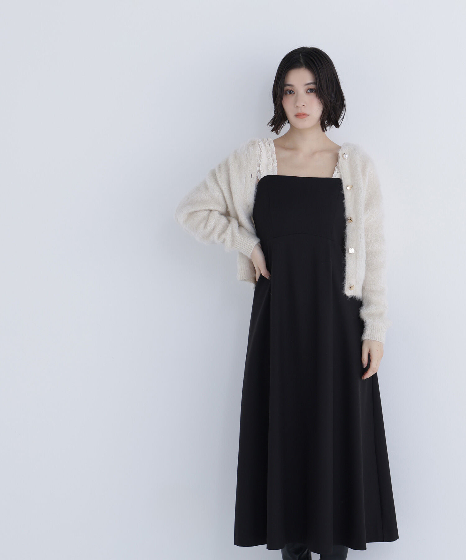  「フリルショルダージャンスカ」|ワンピース|