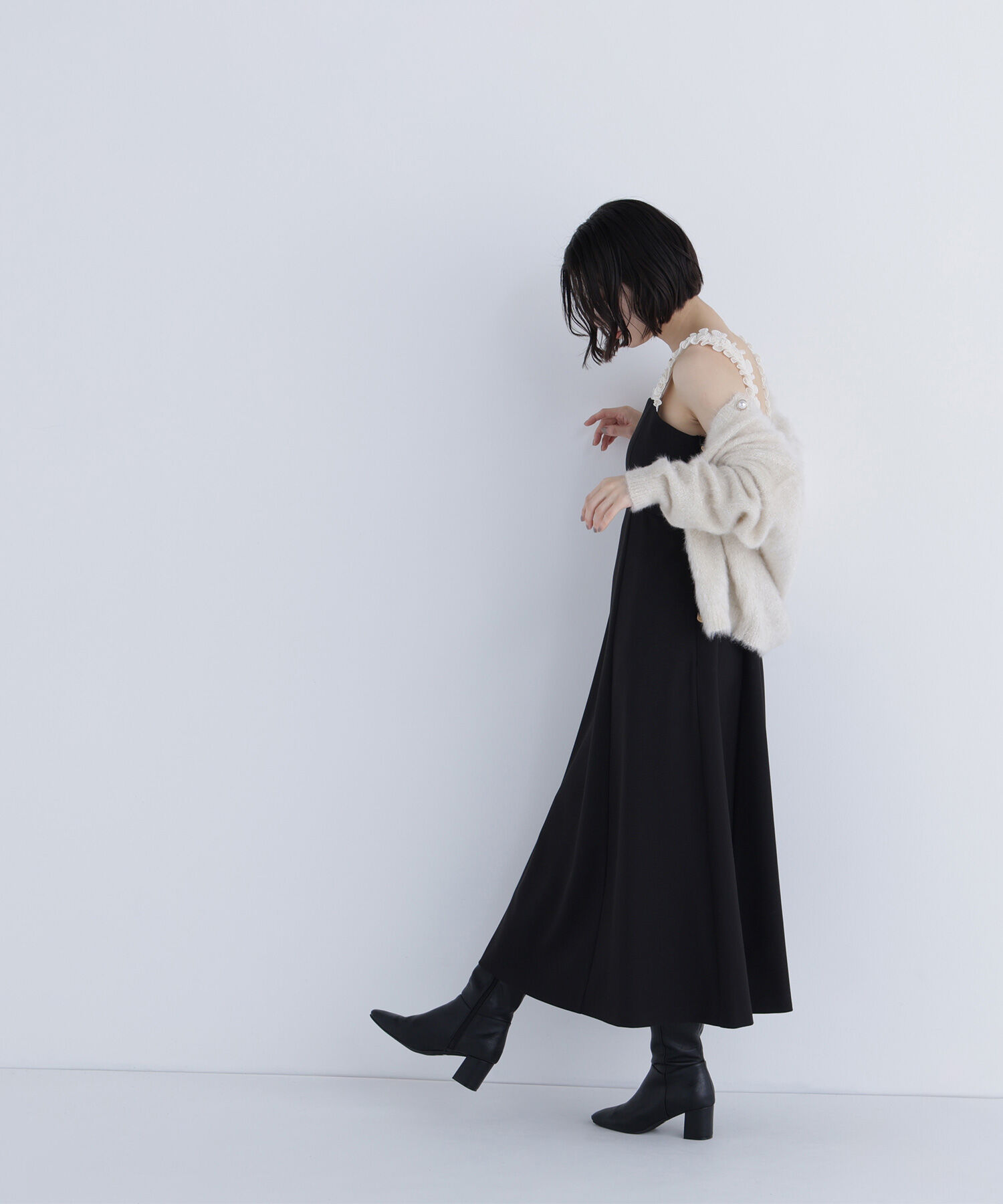  「フリルショルダージャンスカ」|ワンピース|