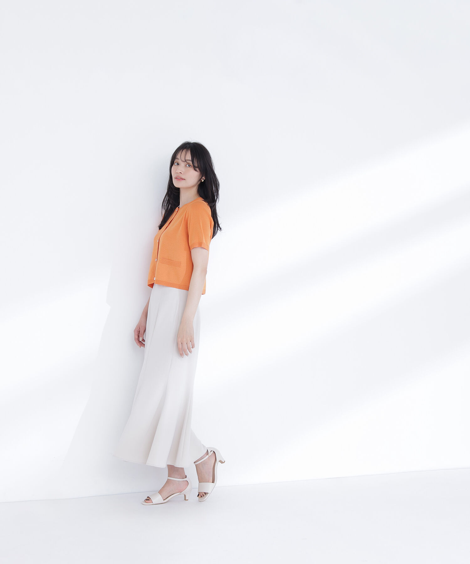  「パネル切替マーメイドスカート」|スカート|