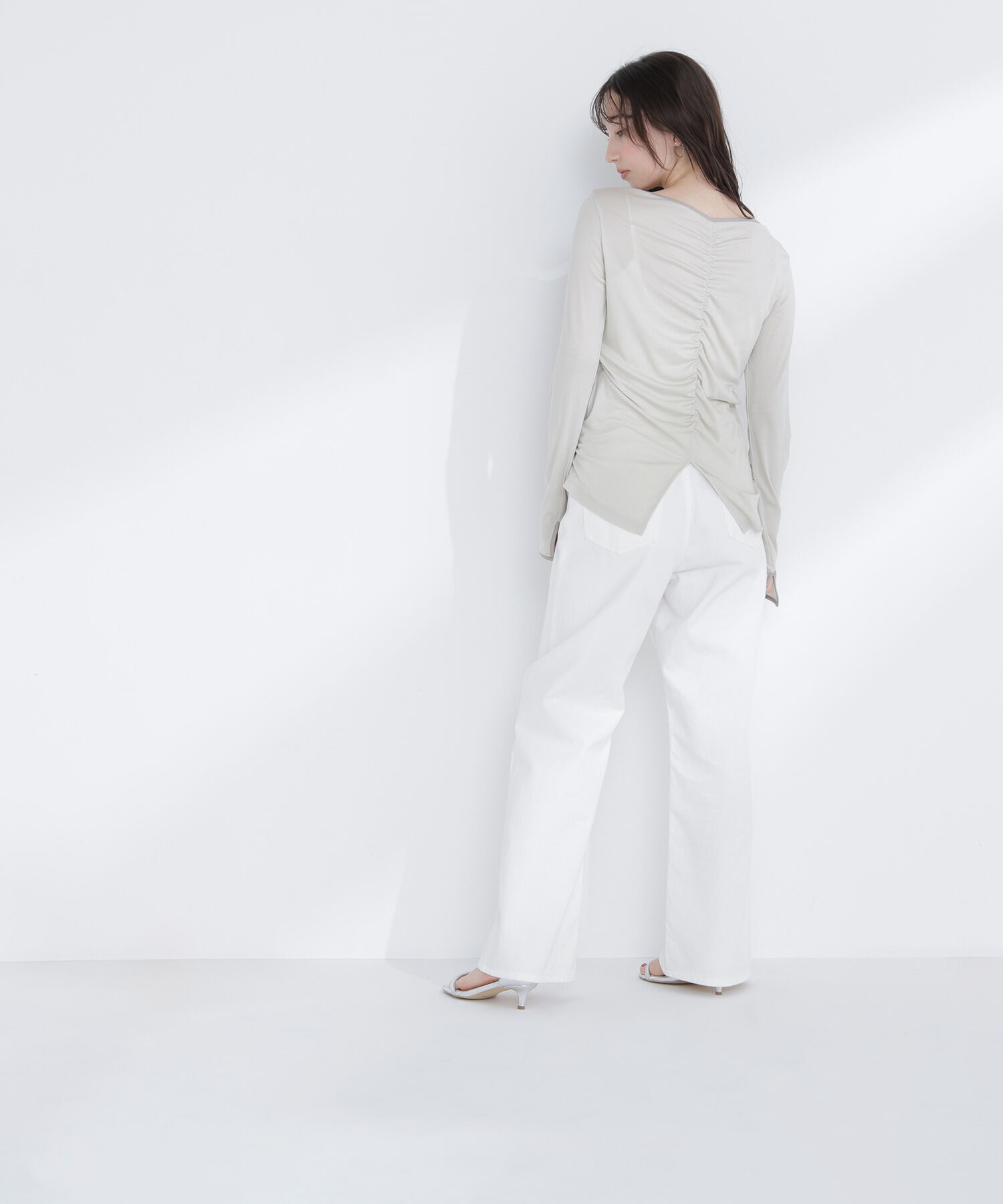  「バイカラーバックシャンカットソー」|Tシャツ・カットソー|