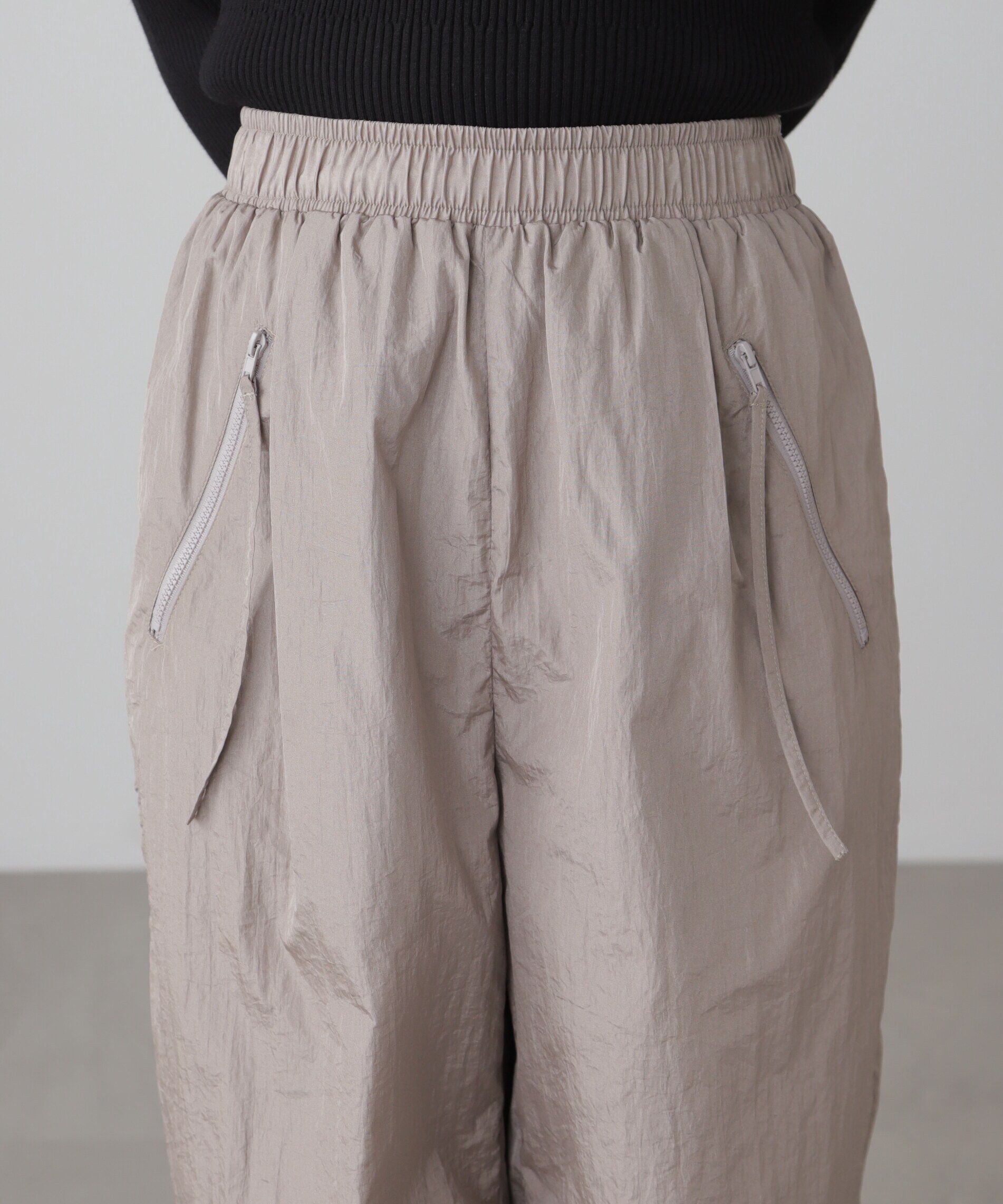  「ジップポケットパラシュートパンツ」|その他|