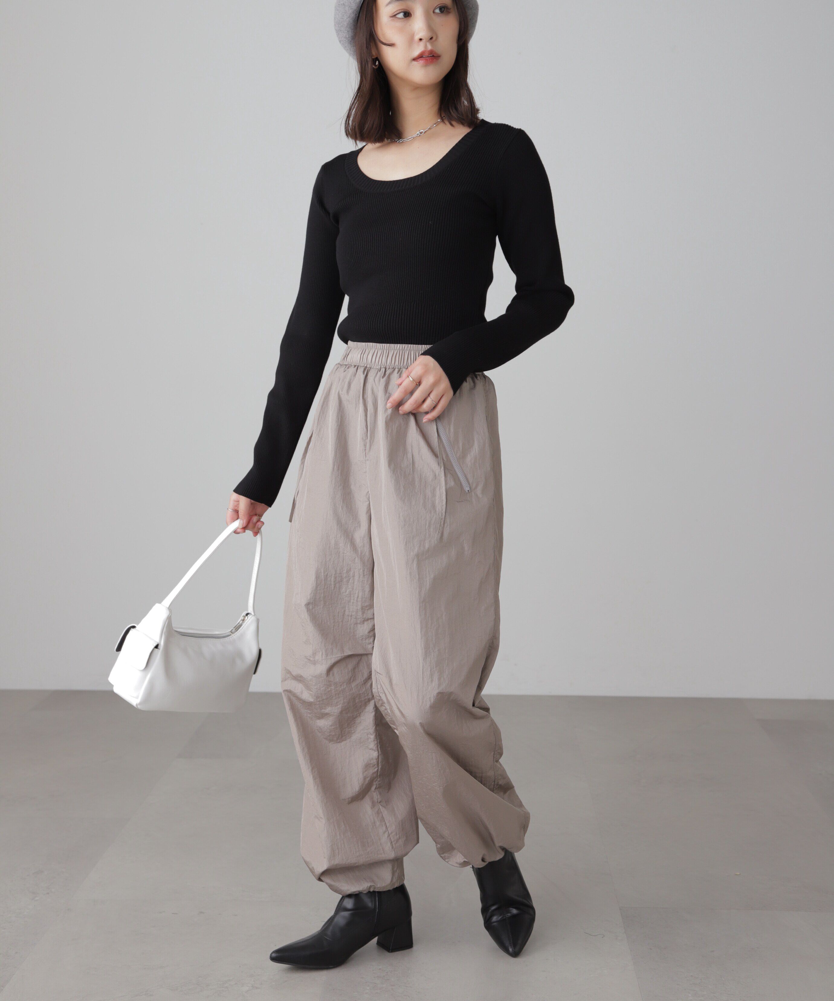  「ジップポケットパラシュートパンツ」|その他|