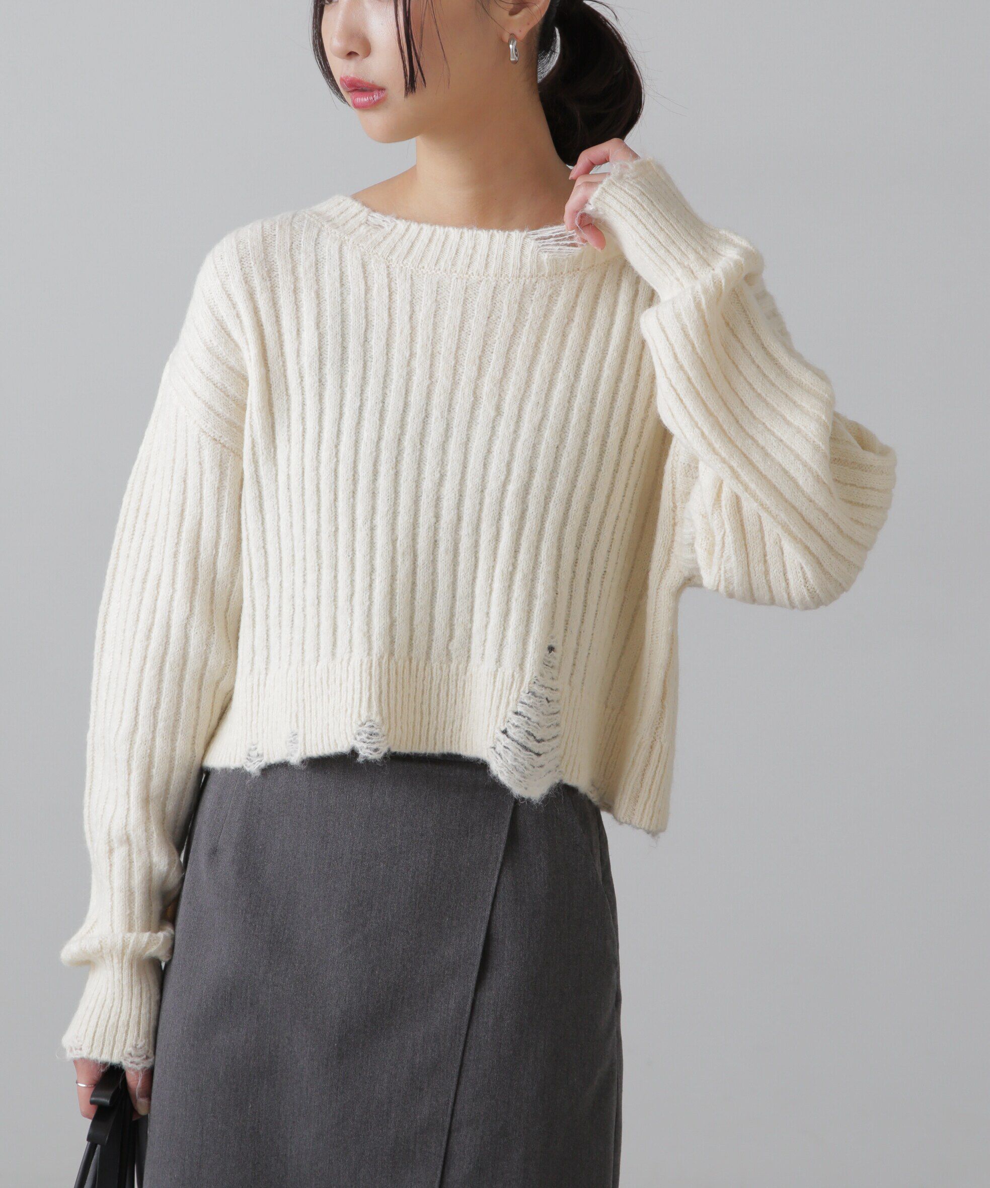  「クラッシュニット」|ニット・セーター|