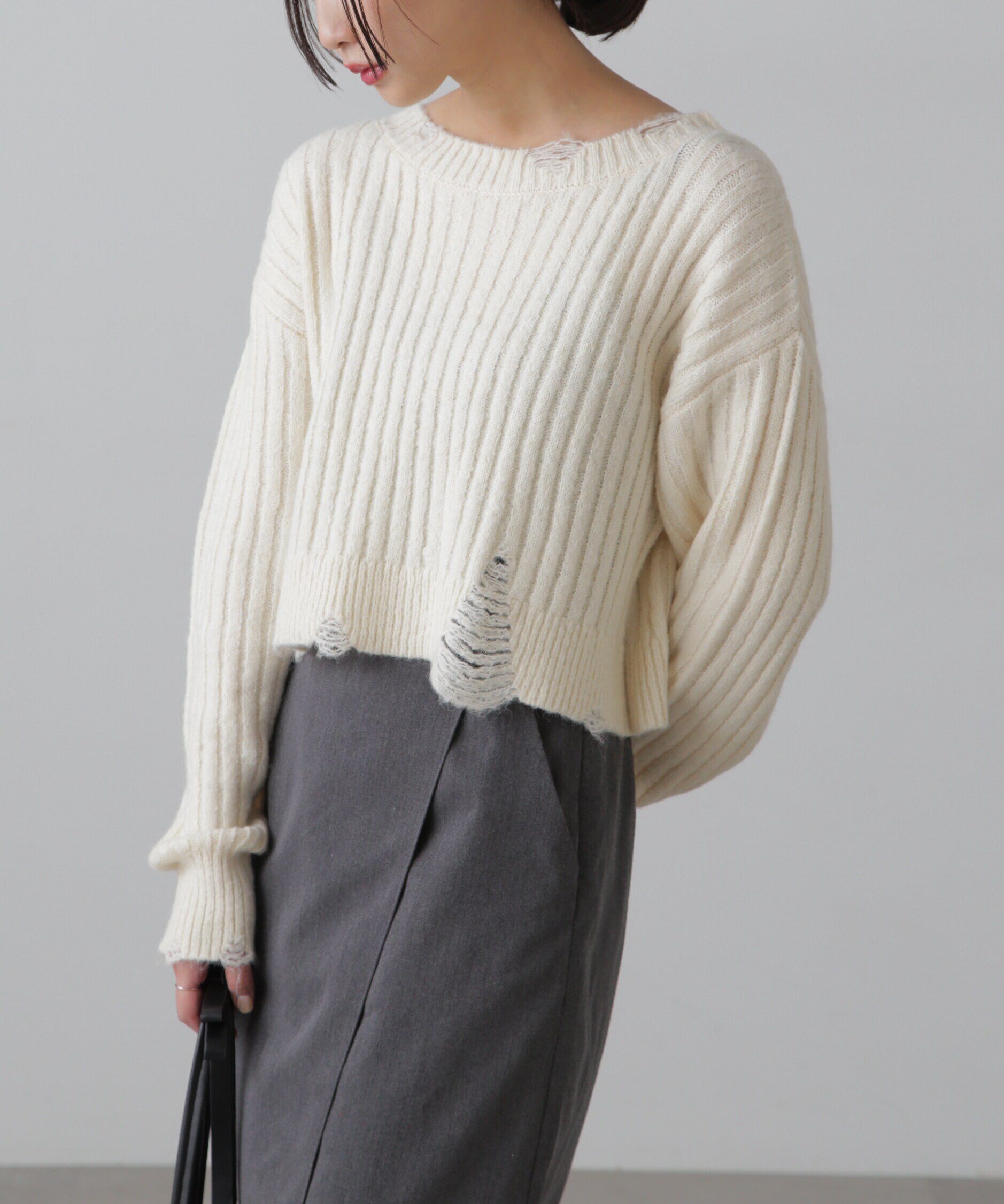  「クラッシュニット」|ニット・セーター|