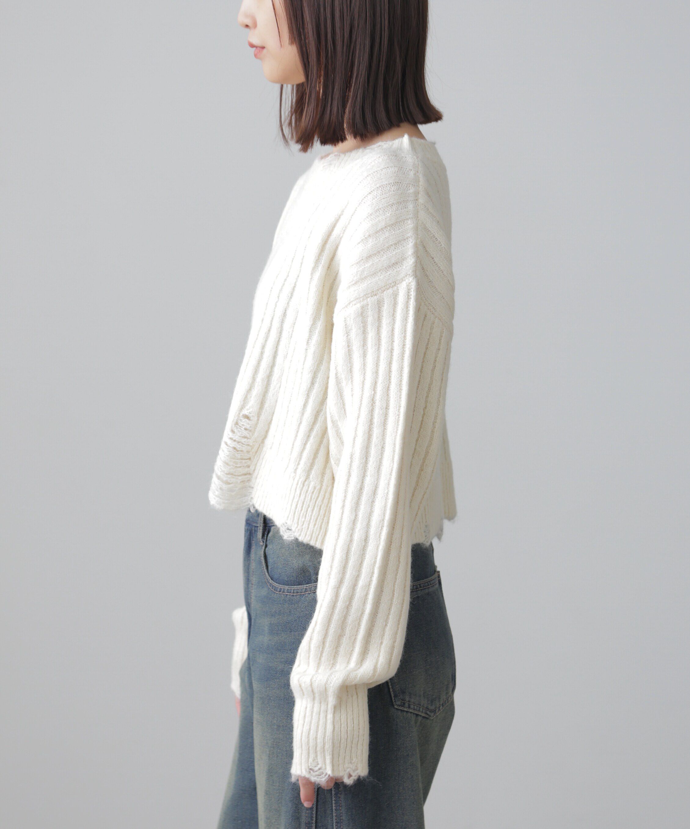  「クラッシュニット」|ニット・セーター|