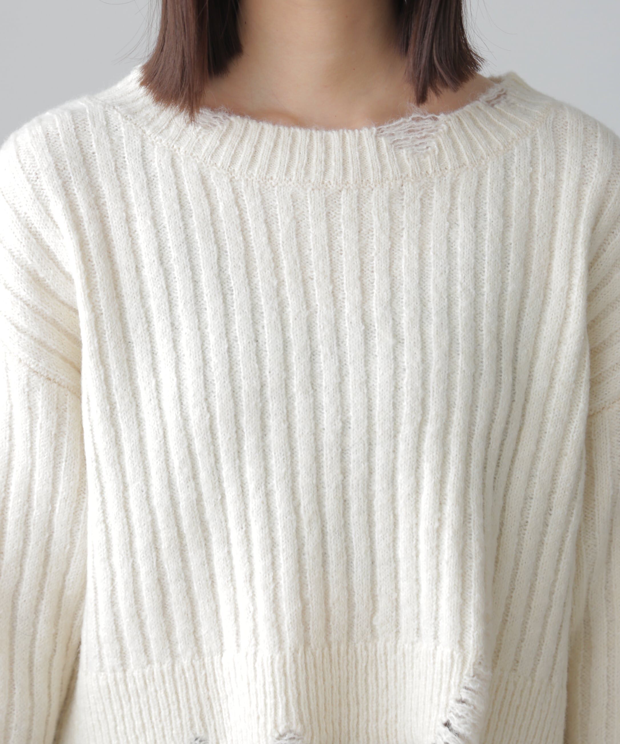  「クラッシュニット」|ニット・セーター|