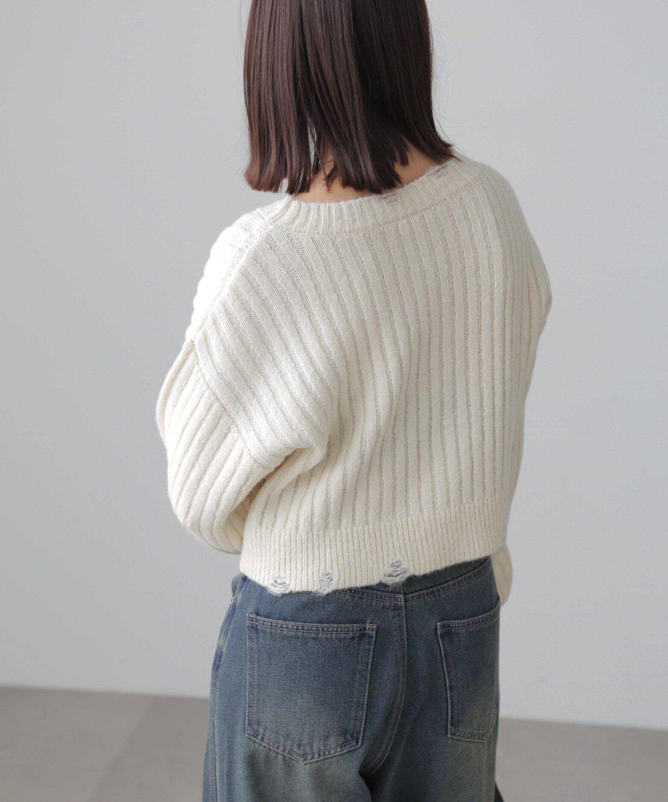  「クラッシュニット」|ニット・セーター|