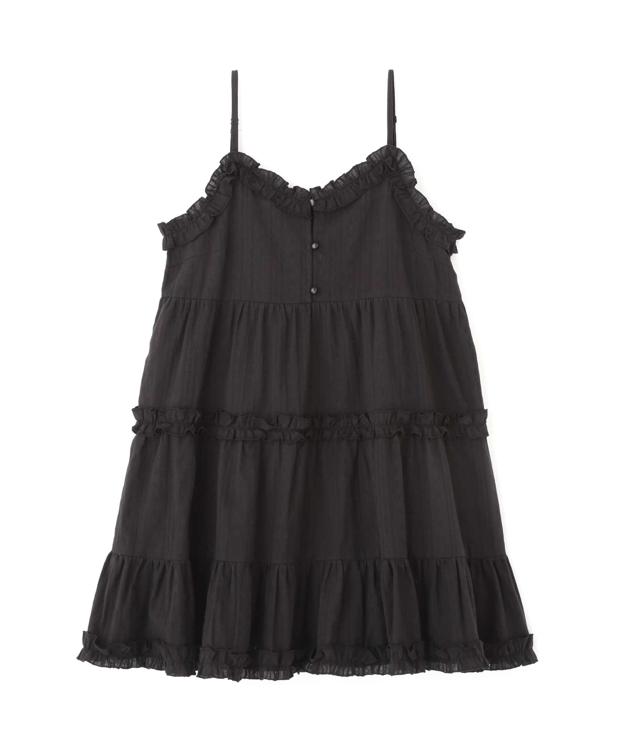  「コットンティアードキャミミニワンピース」|ワンピース|