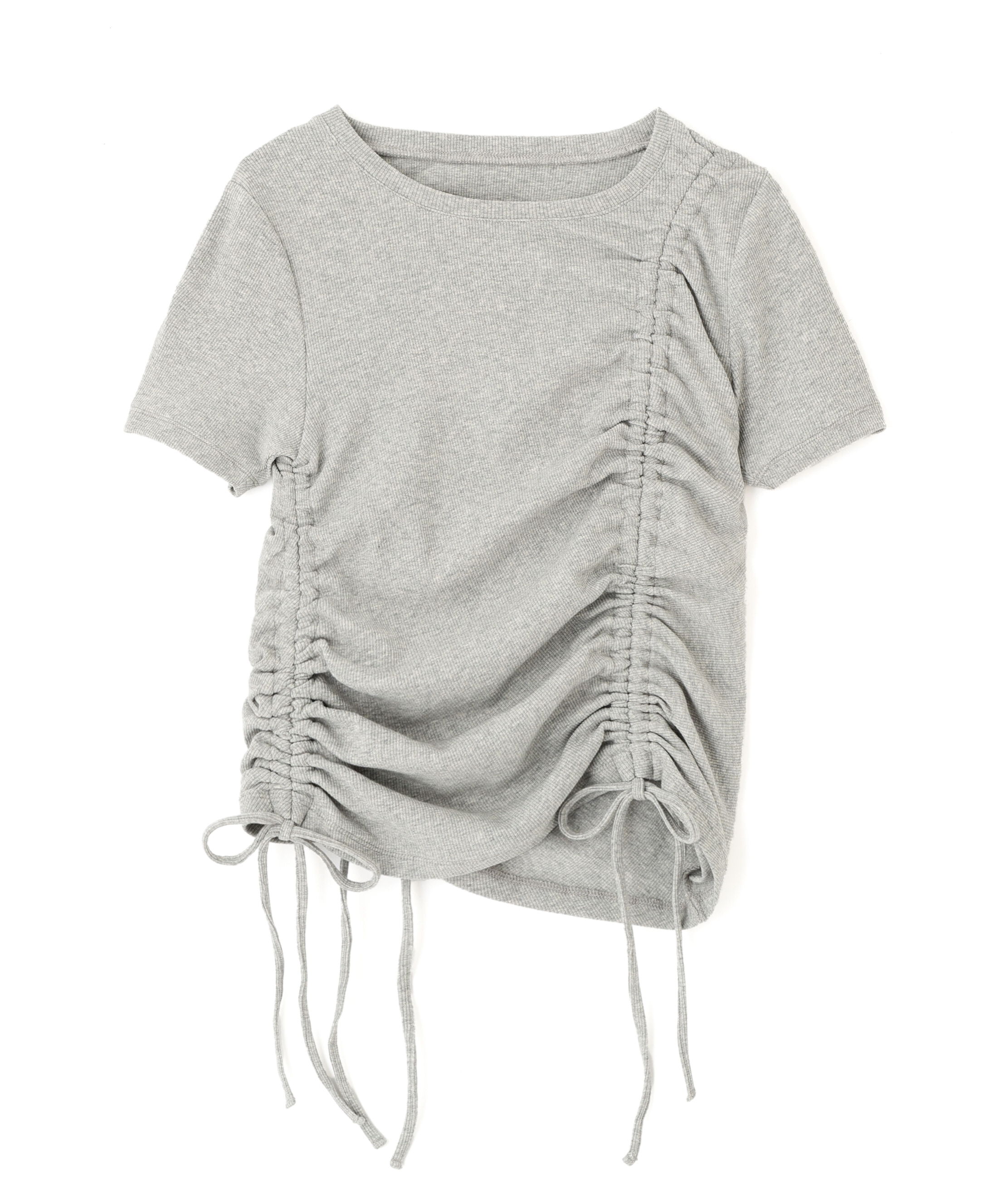  「アシメドロストリブカットソー」|Tシャツ・カットソー|