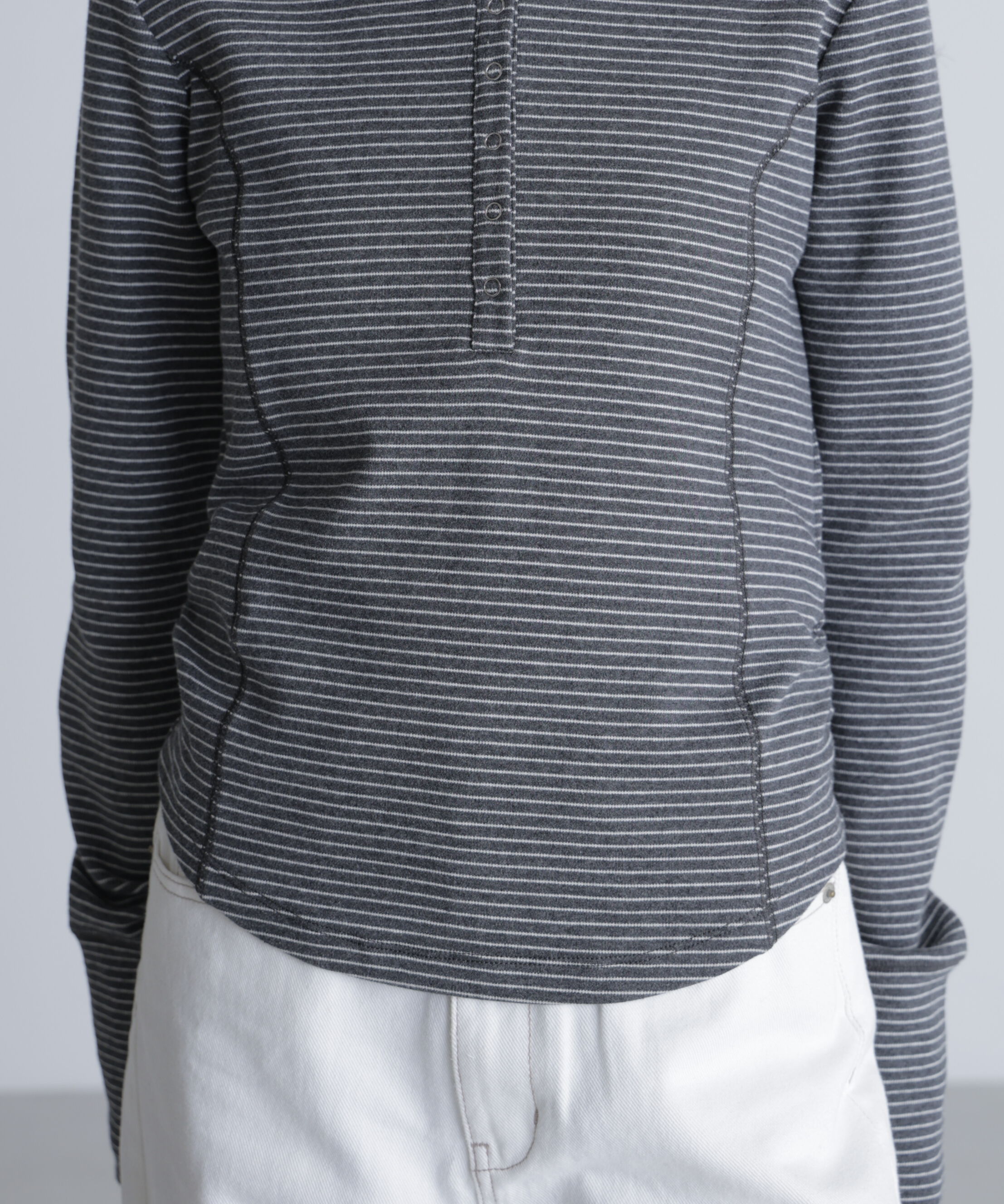  「スキッパーカットソーフーディー」|Tシャツ・カットソー|