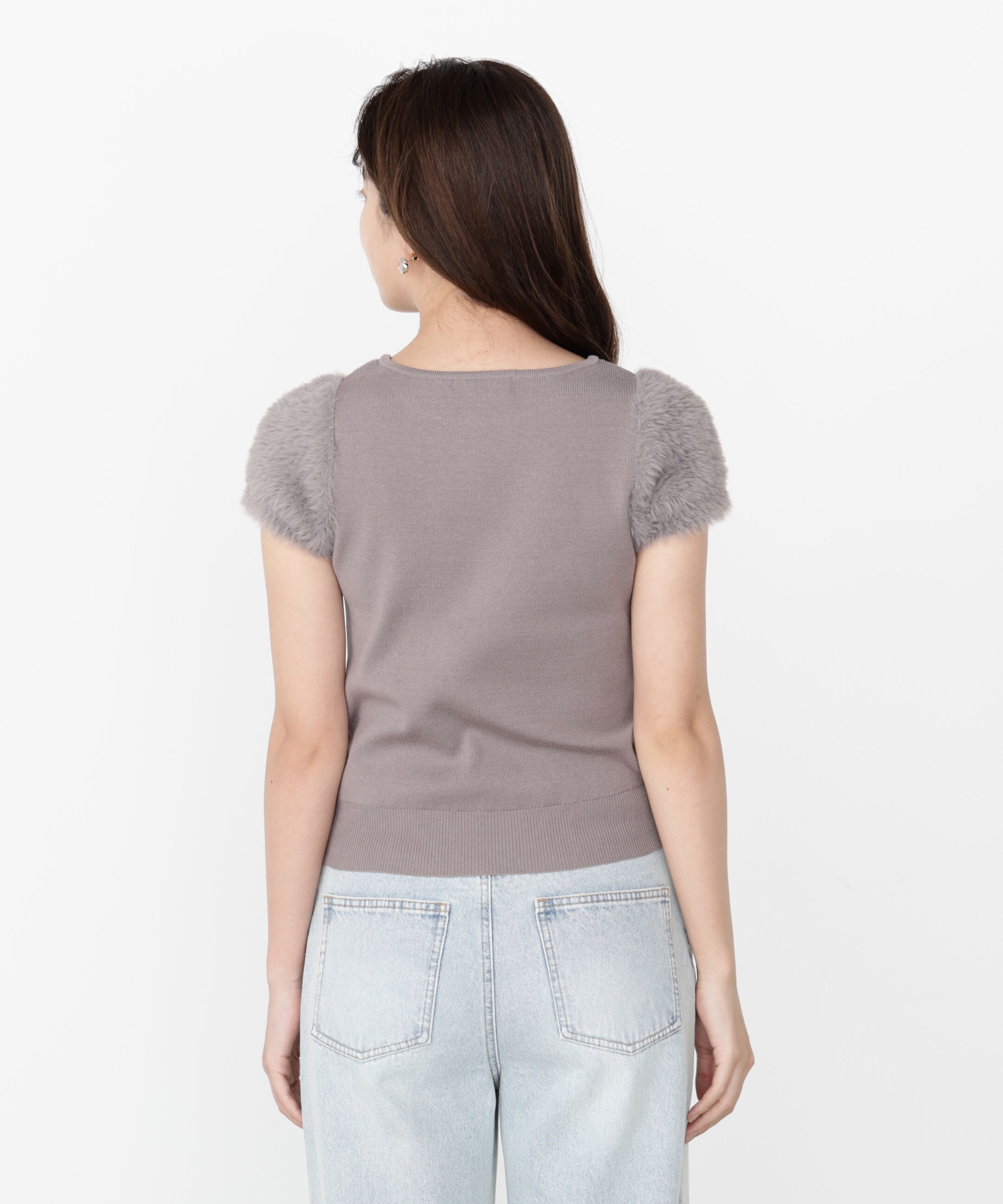 PROPORTION BODY DRESSING「＜ハンドウォッシャブル＞ドッキングスリーブニット」|ニット・セーター|