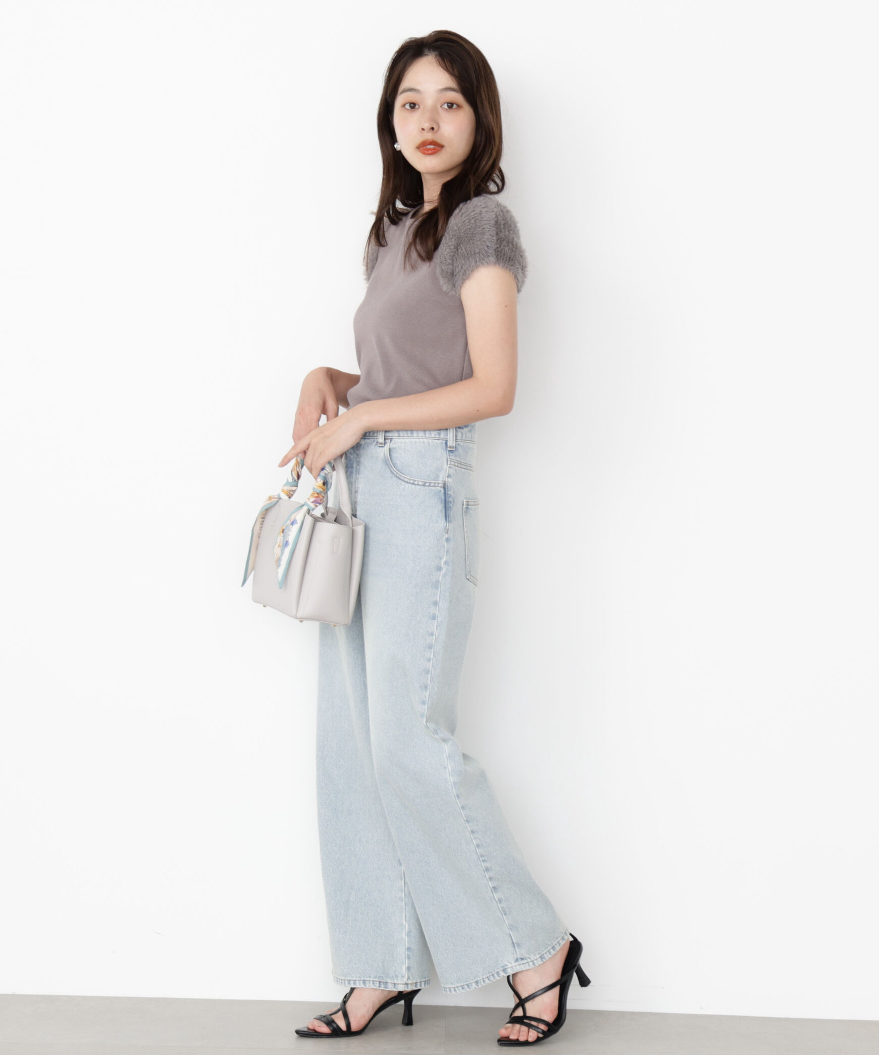 PROPORTION BODY DRESSING「＜ハンドウォッシャブル＞ドッキングスリーブニット」|ニット・セーター|