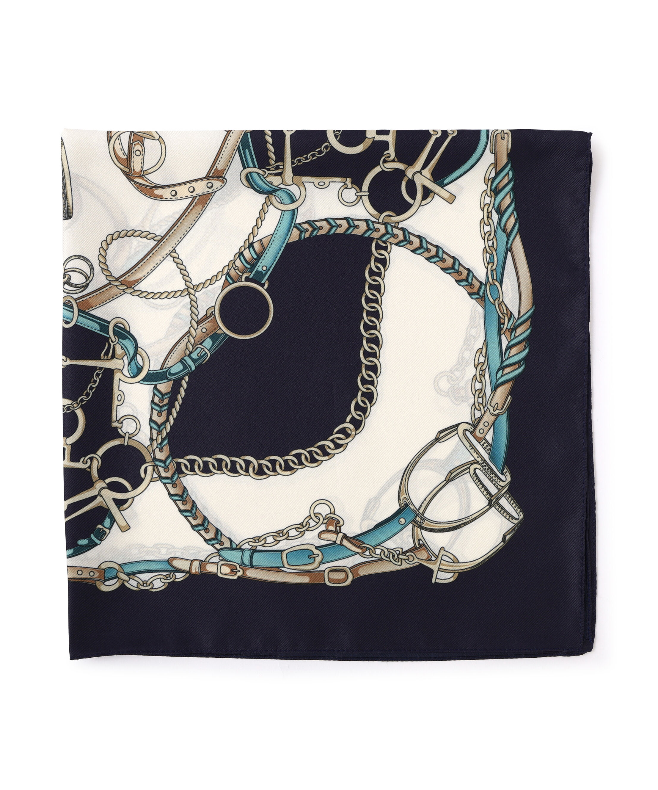 PROPORTION BODY DRESSING「チェーン柄スカーフ」|その他|ネイビー