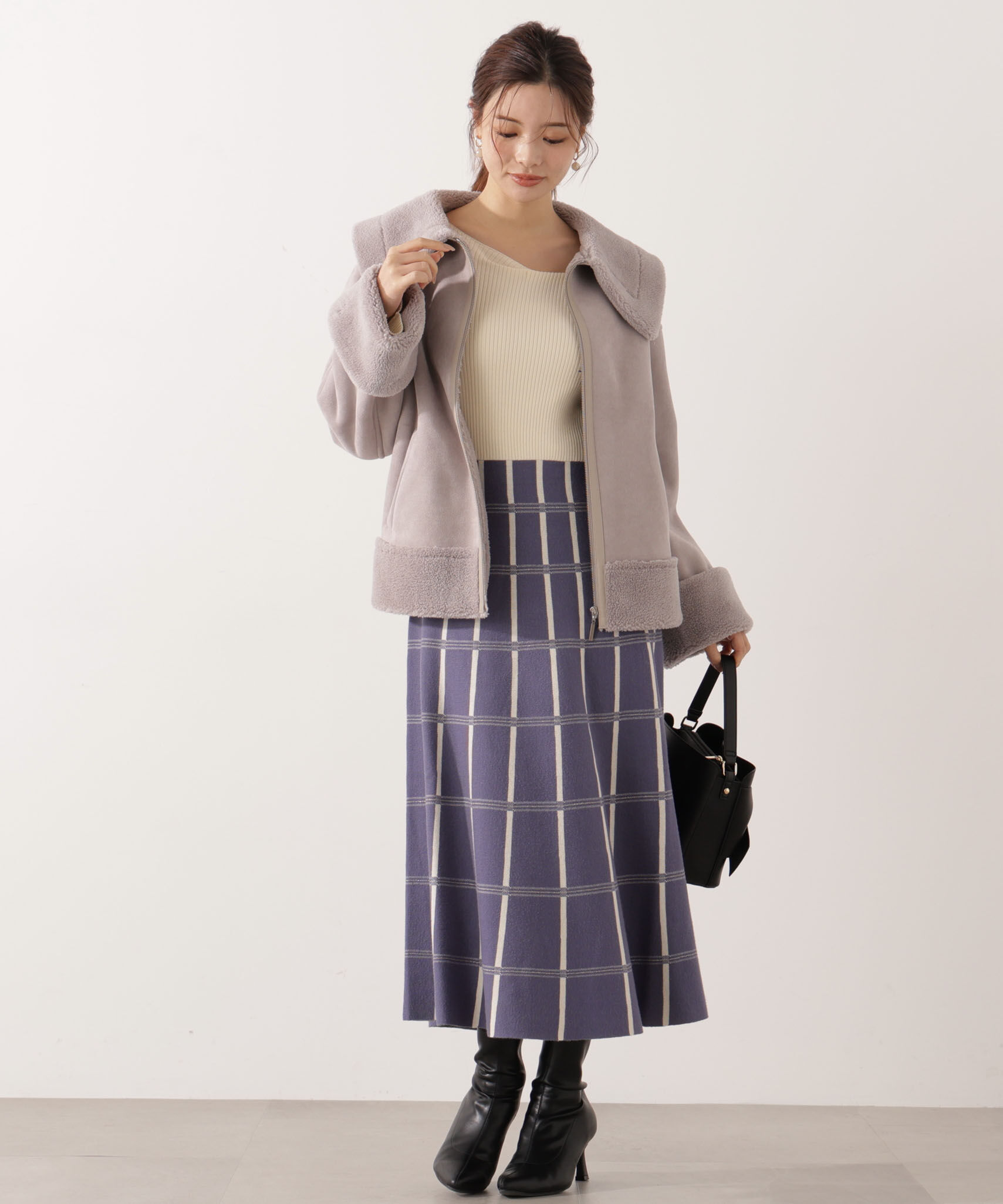 PROPORTION BODY DRESSING「フェイクムートン 25AW」|ブルゾン・スタジャン|