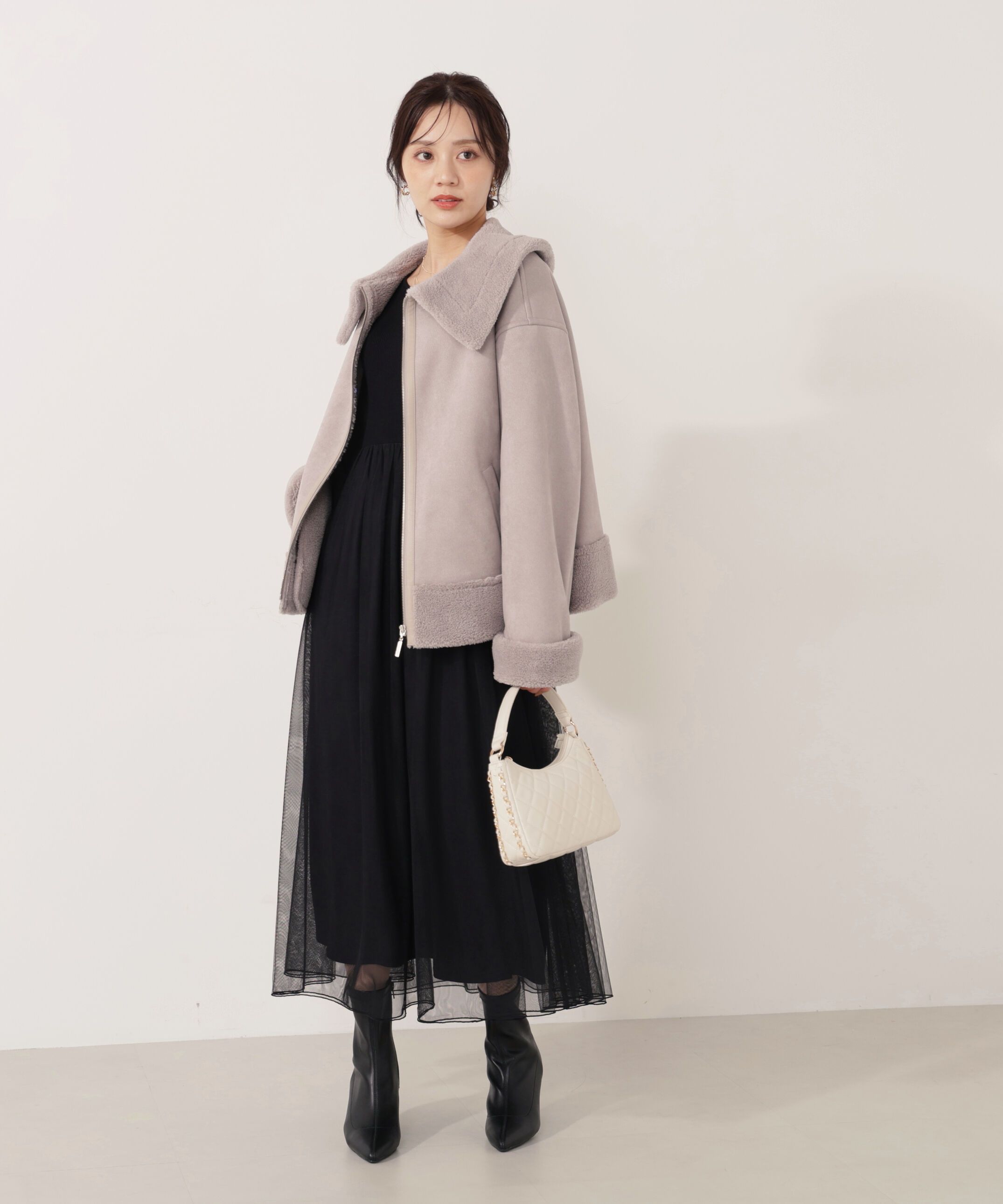 PROPORTION BODY DRESSING「フェイクムートン 25AW」|ブルゾン・スタジャン|