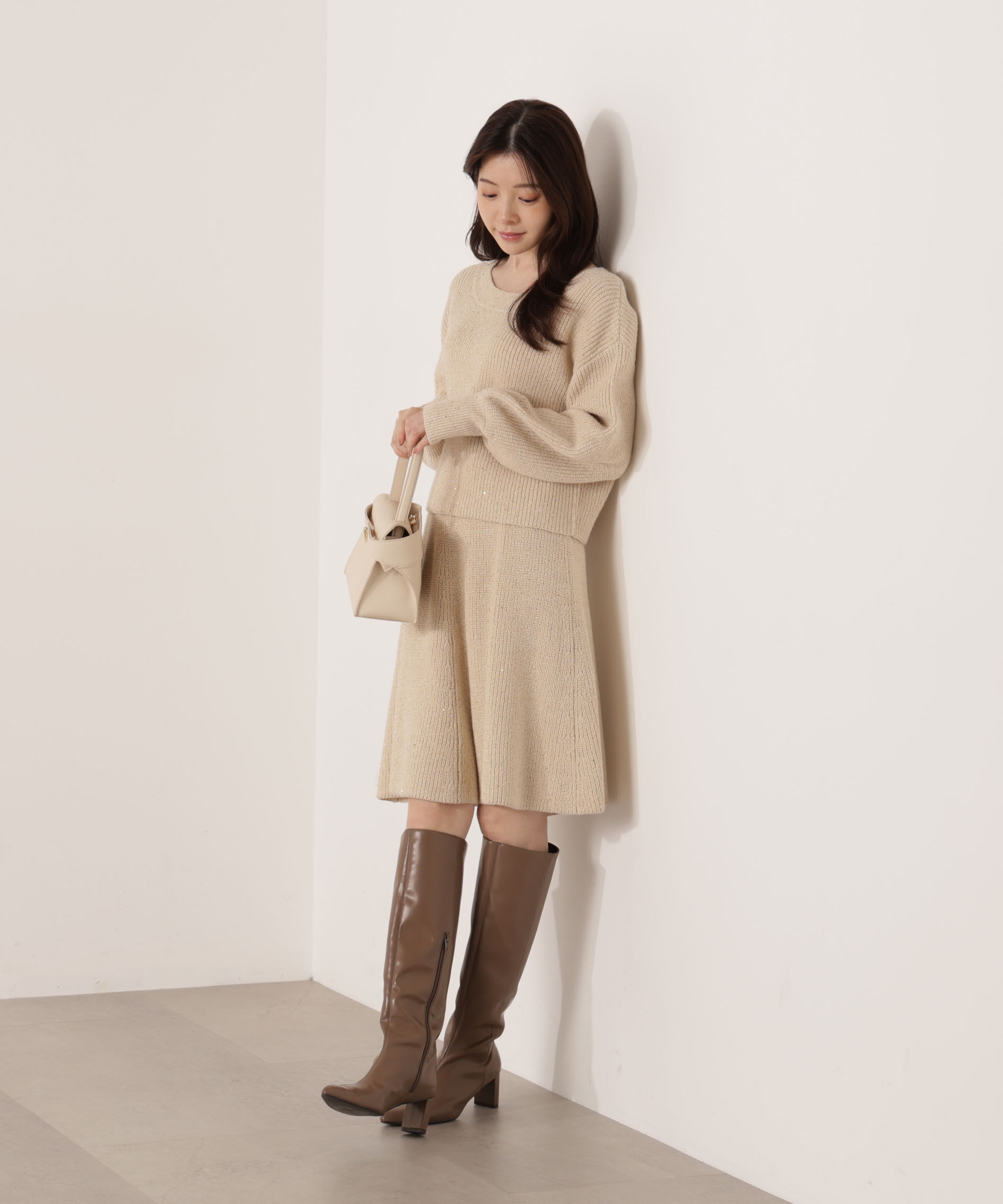 PROPORTION BODY DRESSING「片畦ミニSETUP  25AW」|ワンピース|