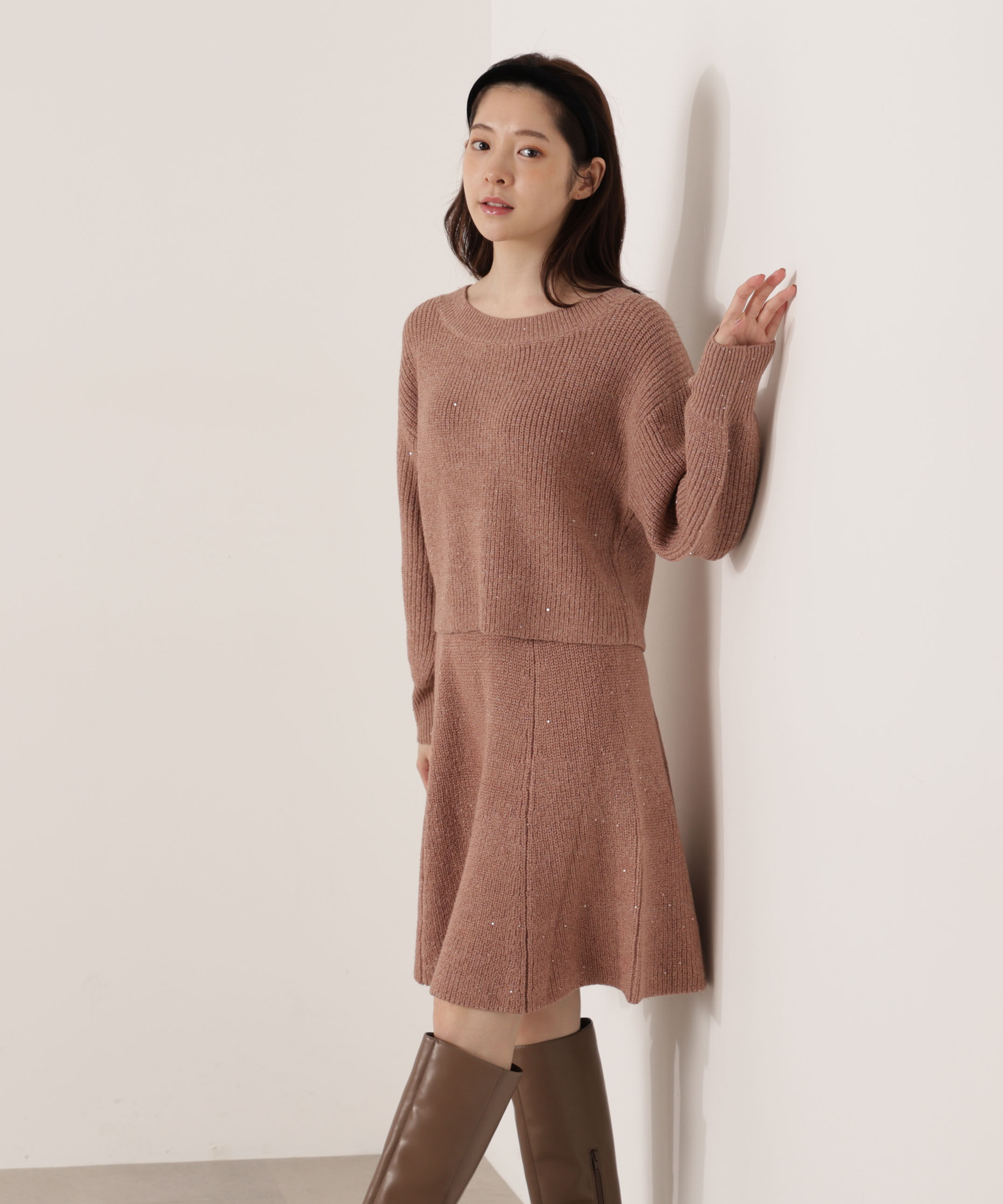 PROPORTION BODY DRESSING「片畦ミニSETUP  25AW」|ワンピース|