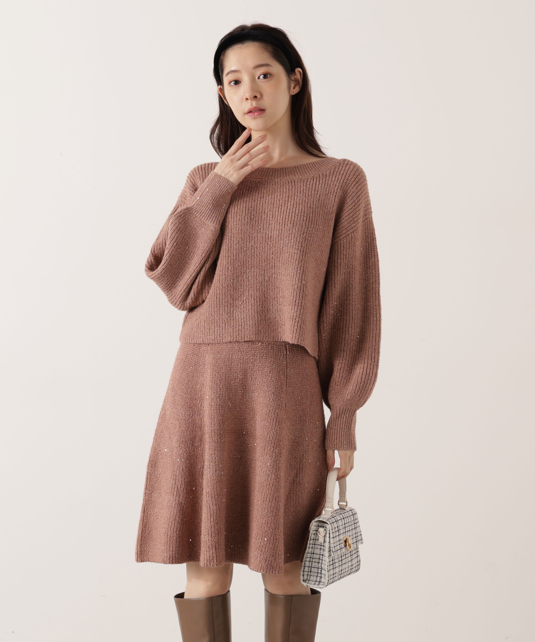 PROPORTION BODY DRESSING「片畦ミニSETUP  25AW」|ワンピース|